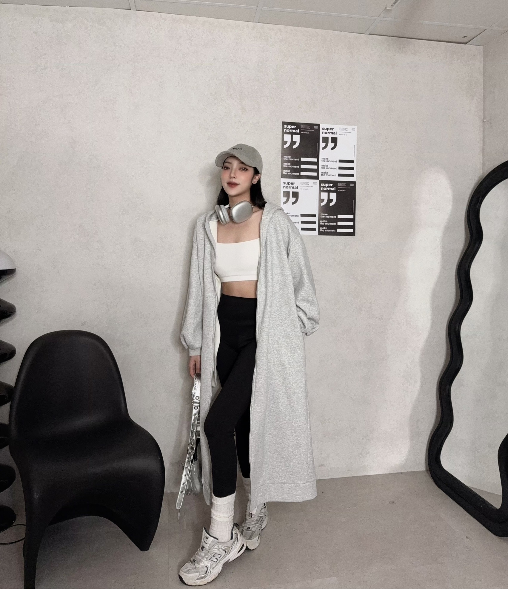 5421『訂製款』韓版寶寶絨棉質長版拉鍊外套