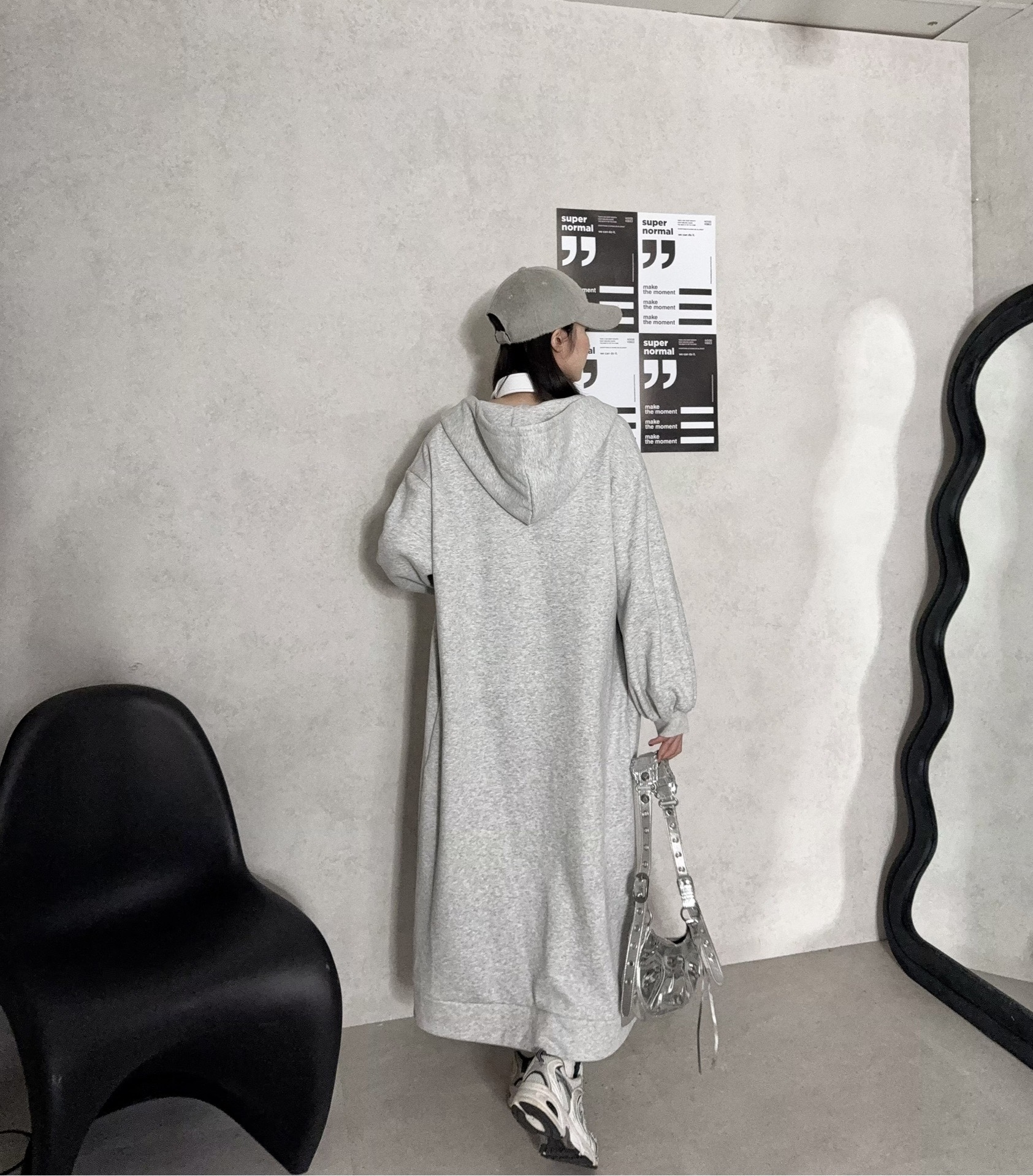 5421『訂製款』韓版寶寶絨棉質長版拉鍊外套 (2)