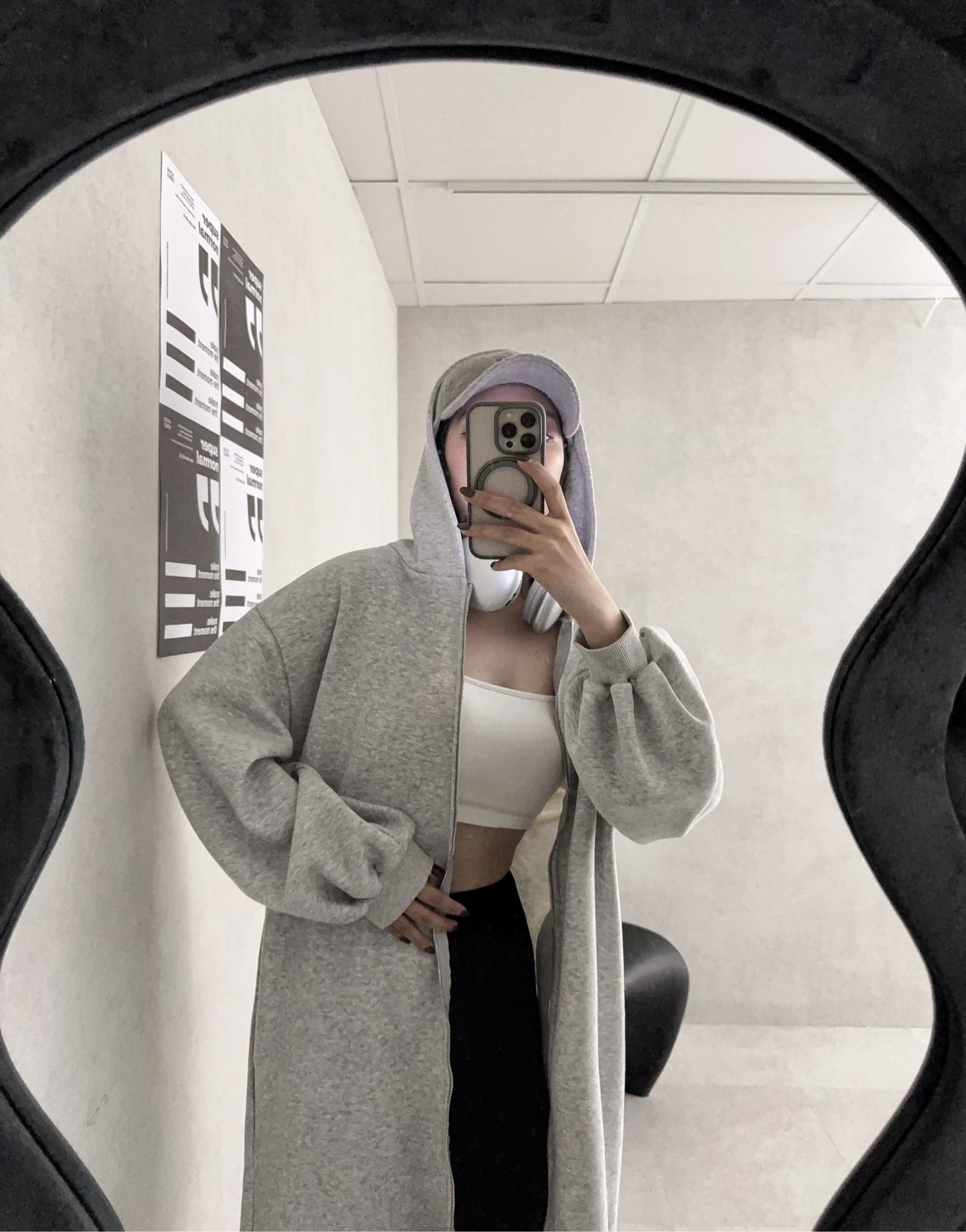 5421『訂製款』韓版寶寶絨棉質長版拉鍊外套 (5)