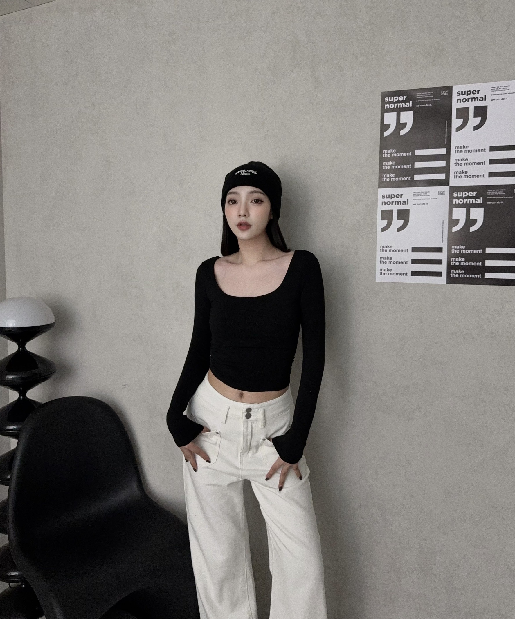 0076『訂製款』5秒發熱🔥長版圓領發熱Bra top (6)