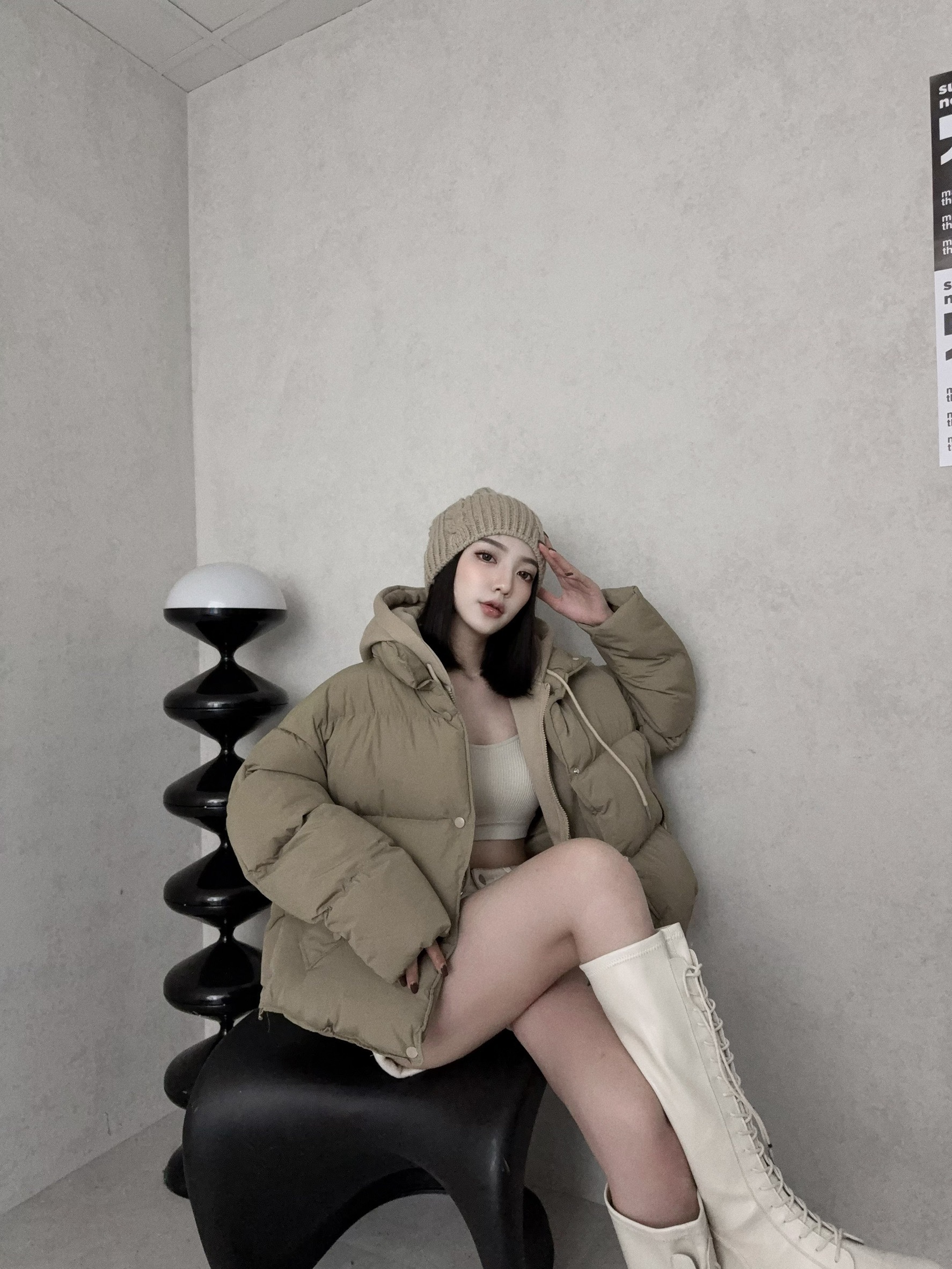 6617『選品』冬季禦寒假兩件連帽麵包外套🍞 (4)