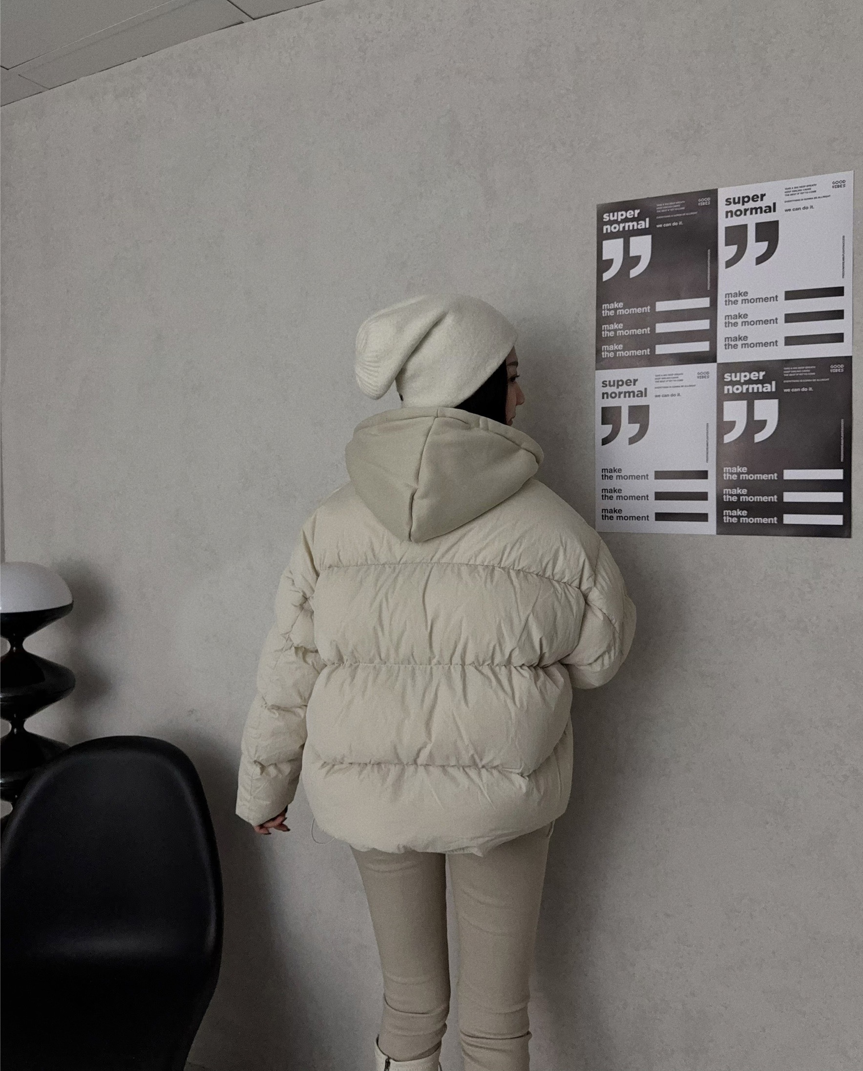 6617『選品』冬季禦寒假兩件連帽麵包外套🍞 (8)