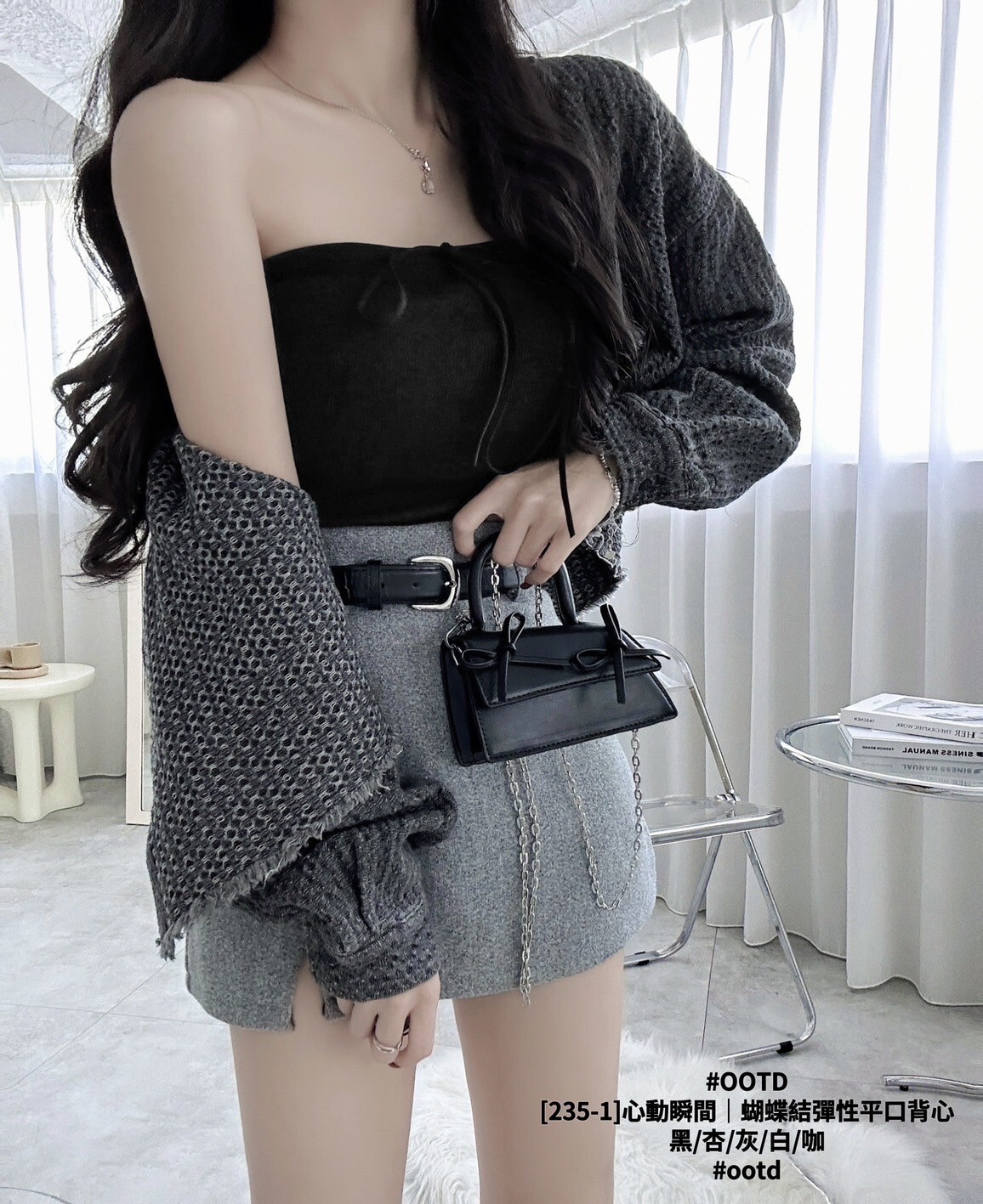 [235-1]心動瞬間｜蝴蝶結彈性平口背心 (10)