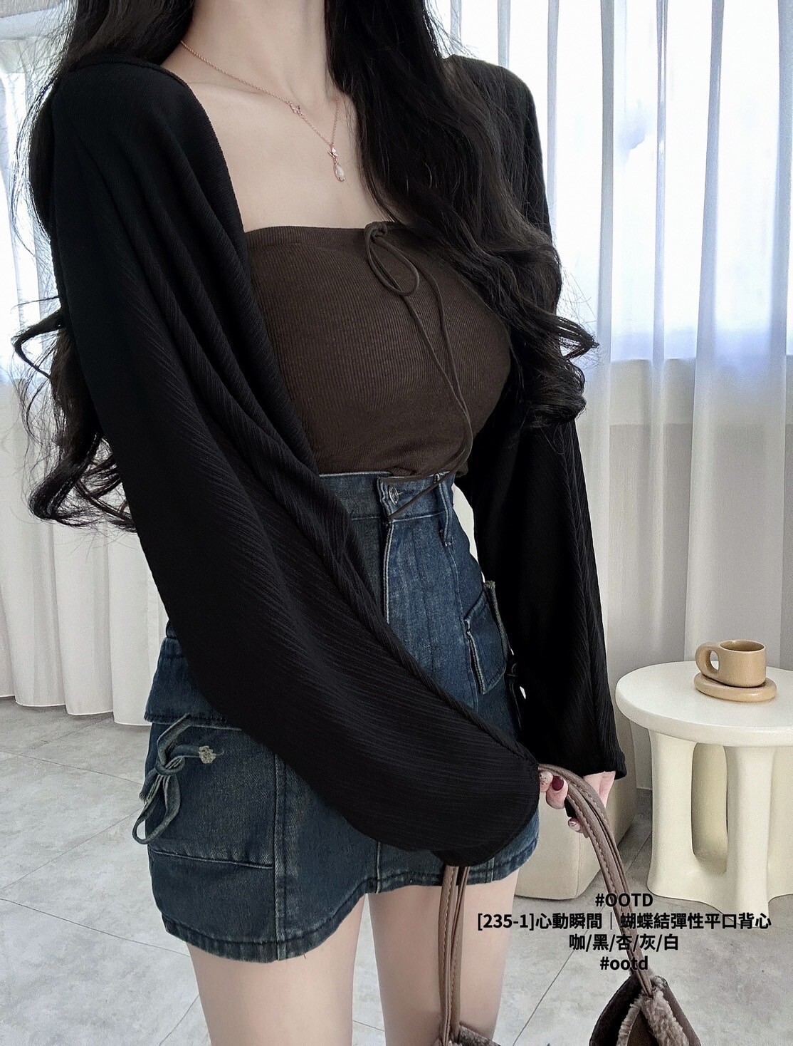[235-1]心動瞬間｜蝴蝶結彈性平口背心 (6)