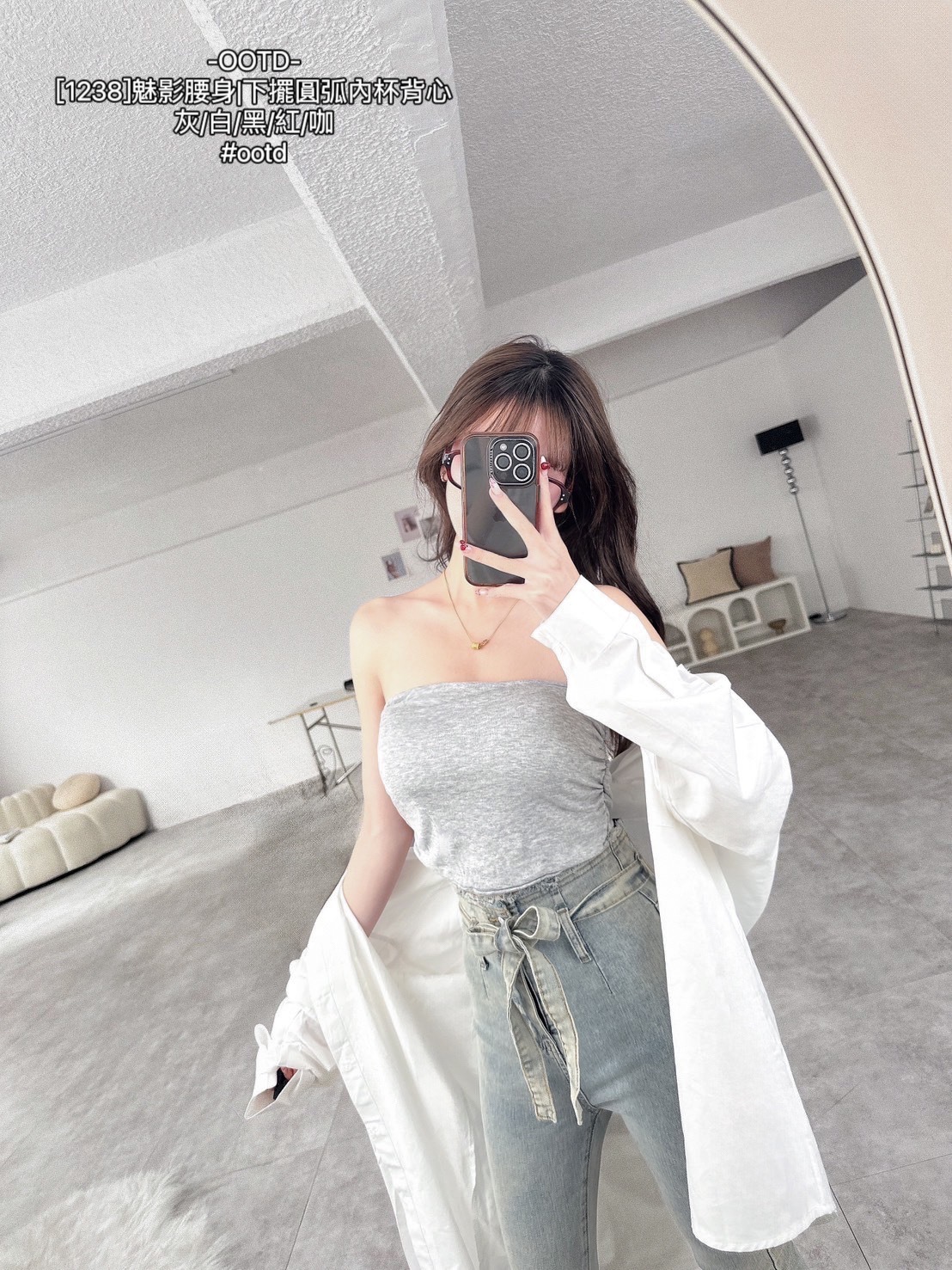 [1238]魅影腰身下擺圓弧內杯背心 (4)