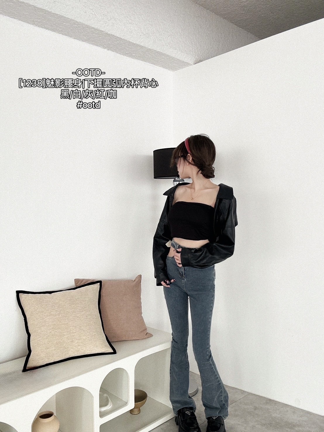 [1238]魅影腰身下擺圓弧內杯背心 (8)