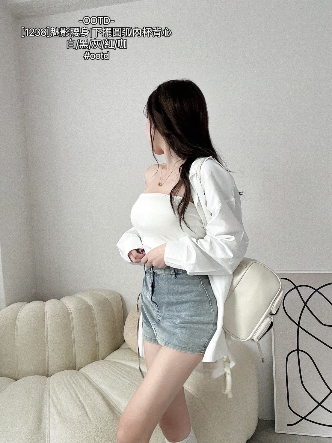 [1238]魅影腰身下擺圓弧內杯背心 (9)