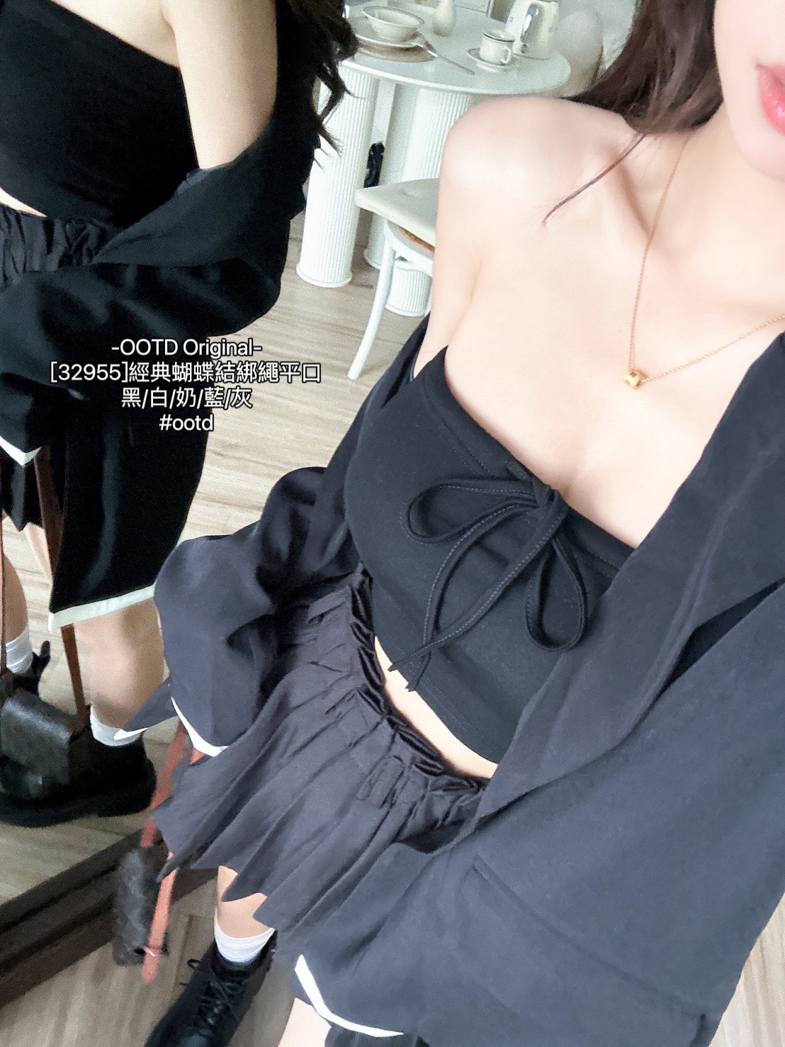 [32955]經典蝴蝶結綁繩平口 (10)