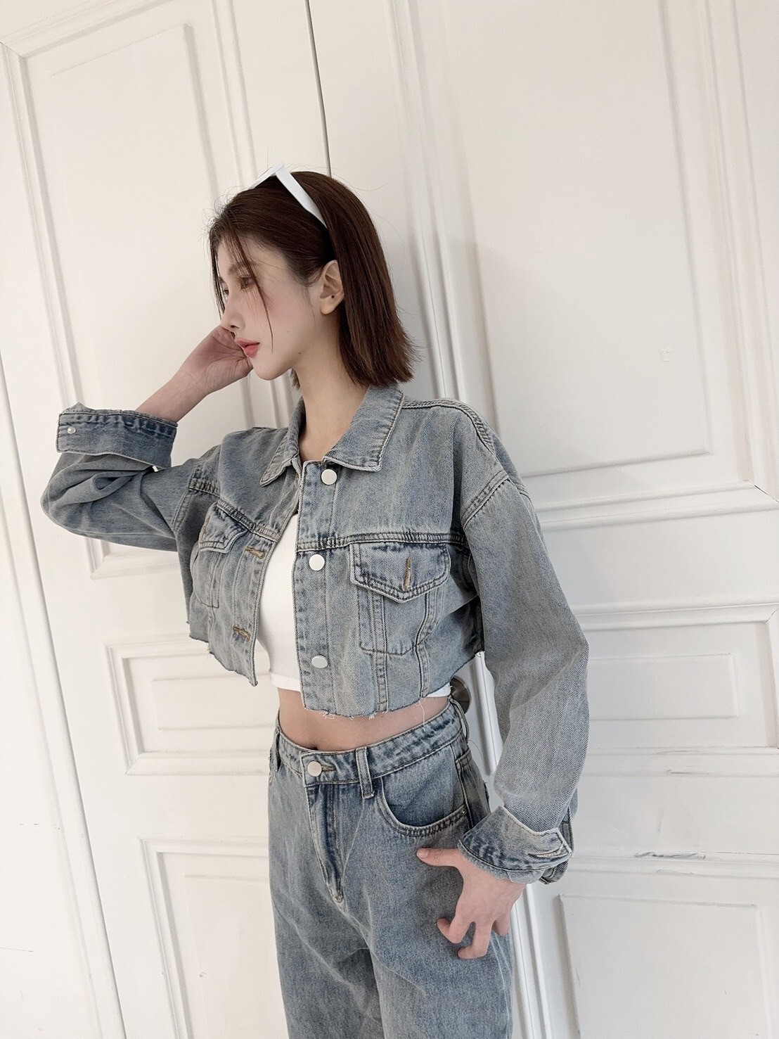 7777獨家短版抽鬚牛仔外 (4)