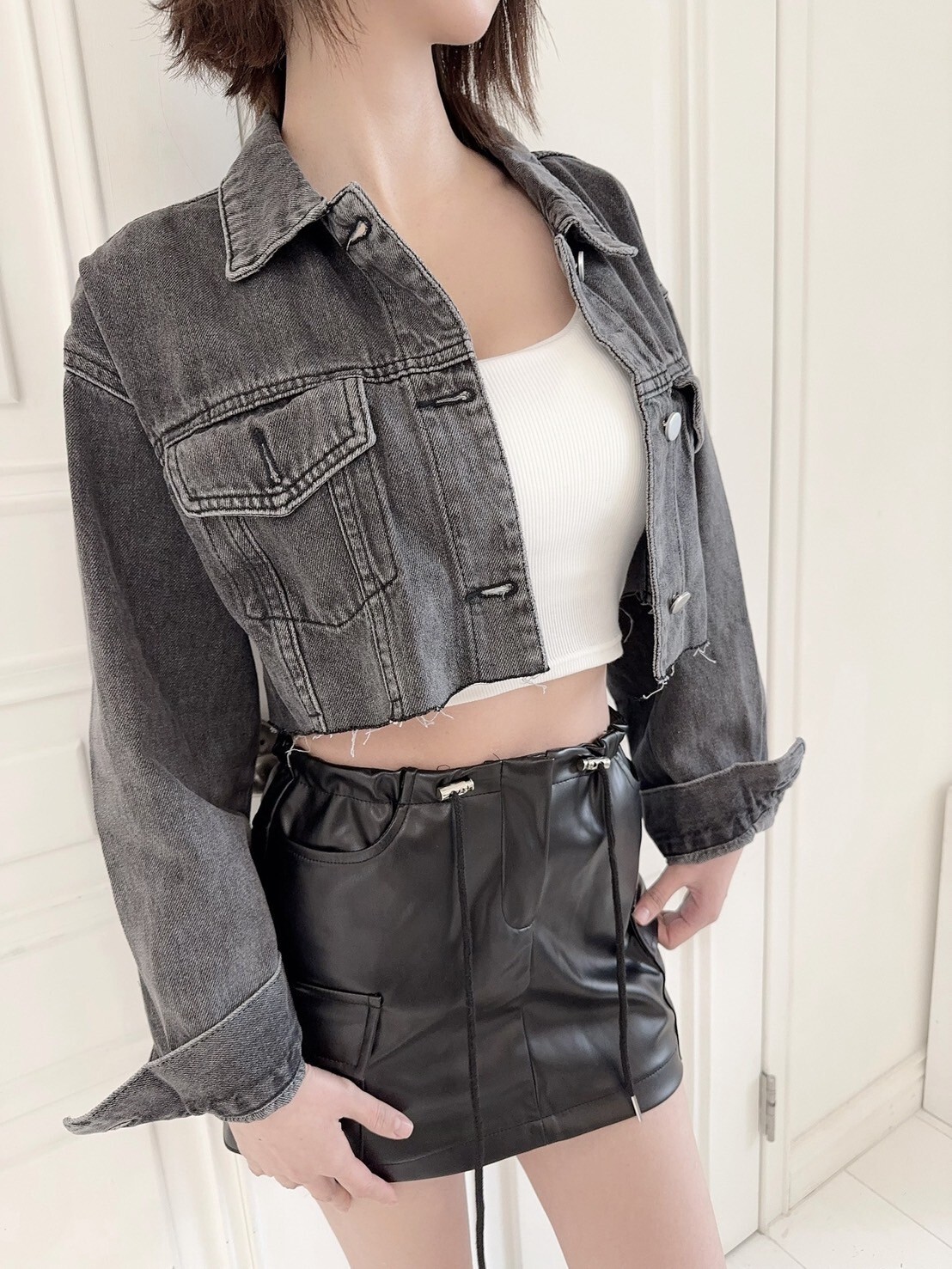 7777獨家短版抽鬚牛仔外 (6)