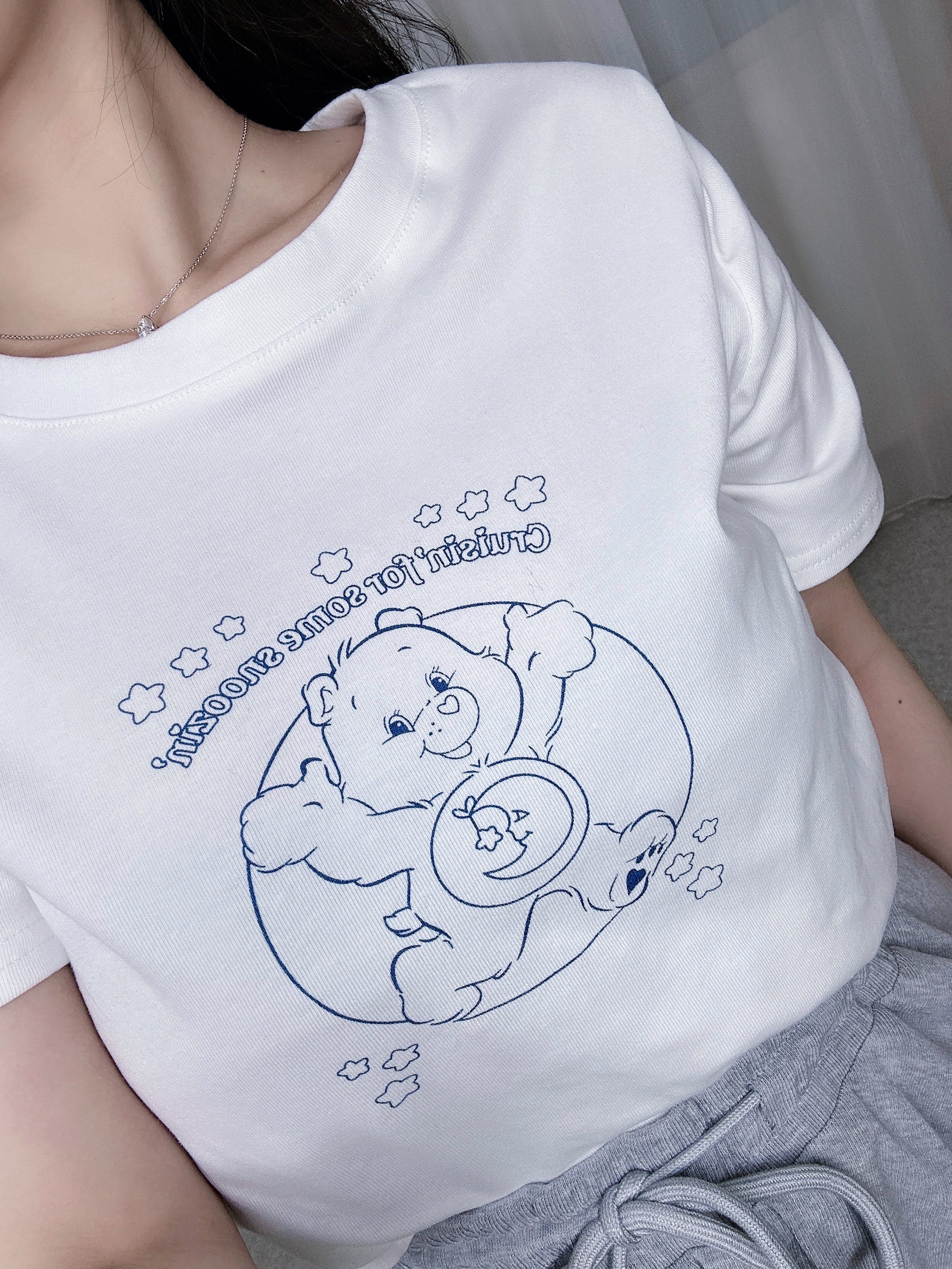 2180童趣感滿滿彩虹熊短款T