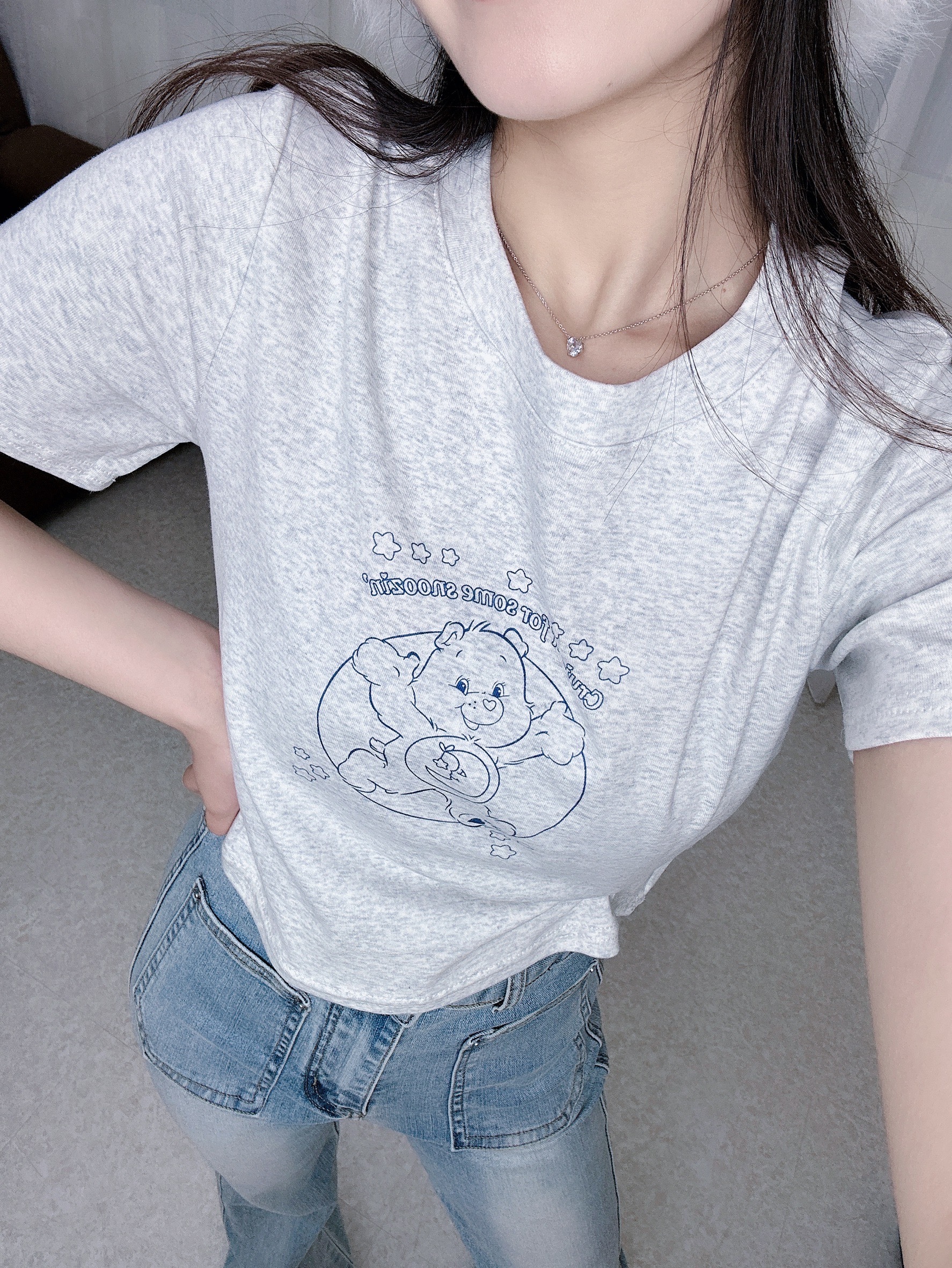 2180童趣感滿滿彩虹熊短款T (3)