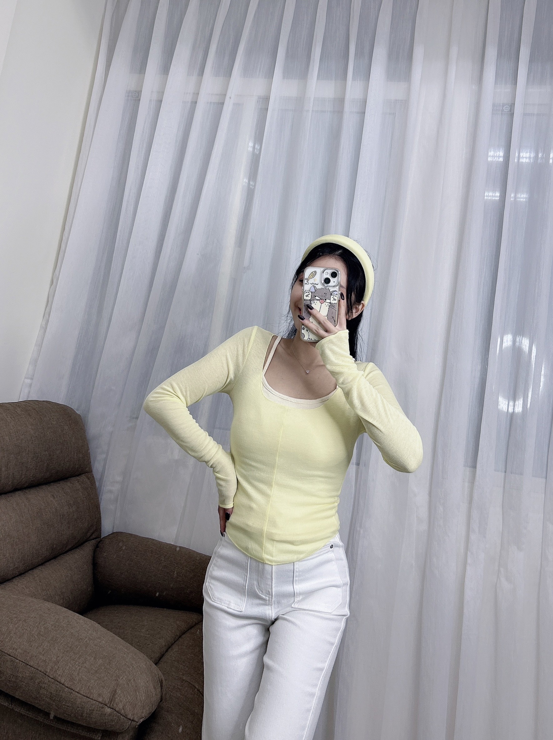 8628吊帶背心+防曬衫套組 (2)