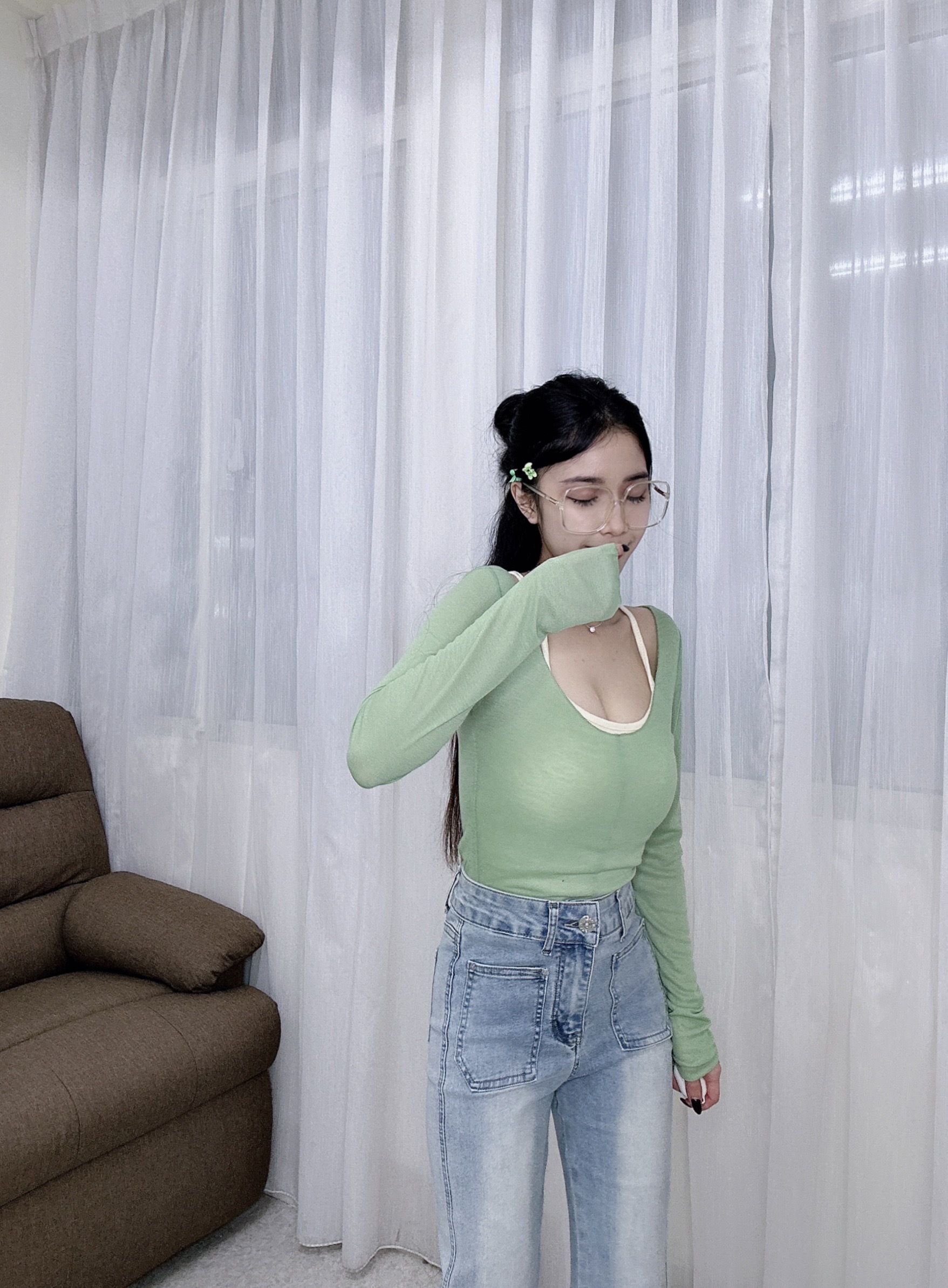 8628吊帶背心+防曬衫套組 (4)