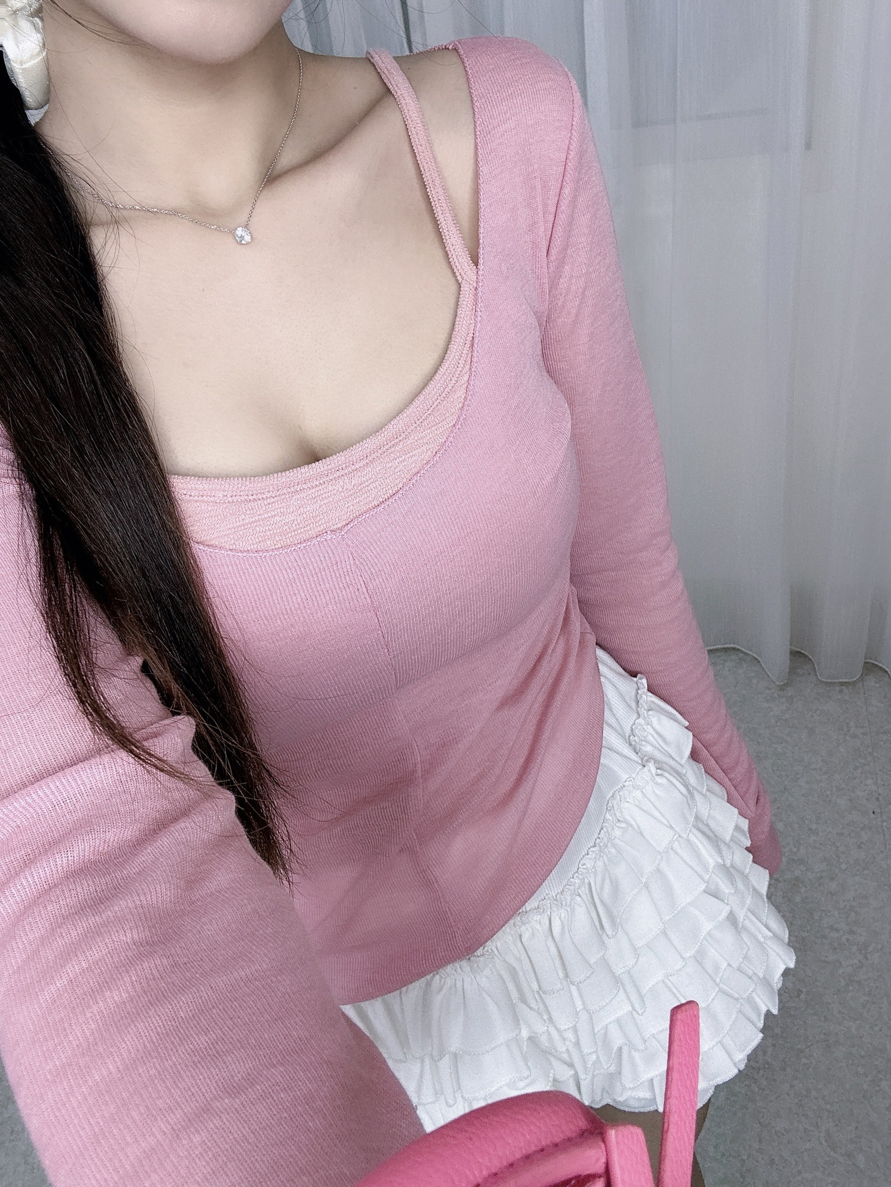 8628吊帶背心+防曬衫套組 (5)