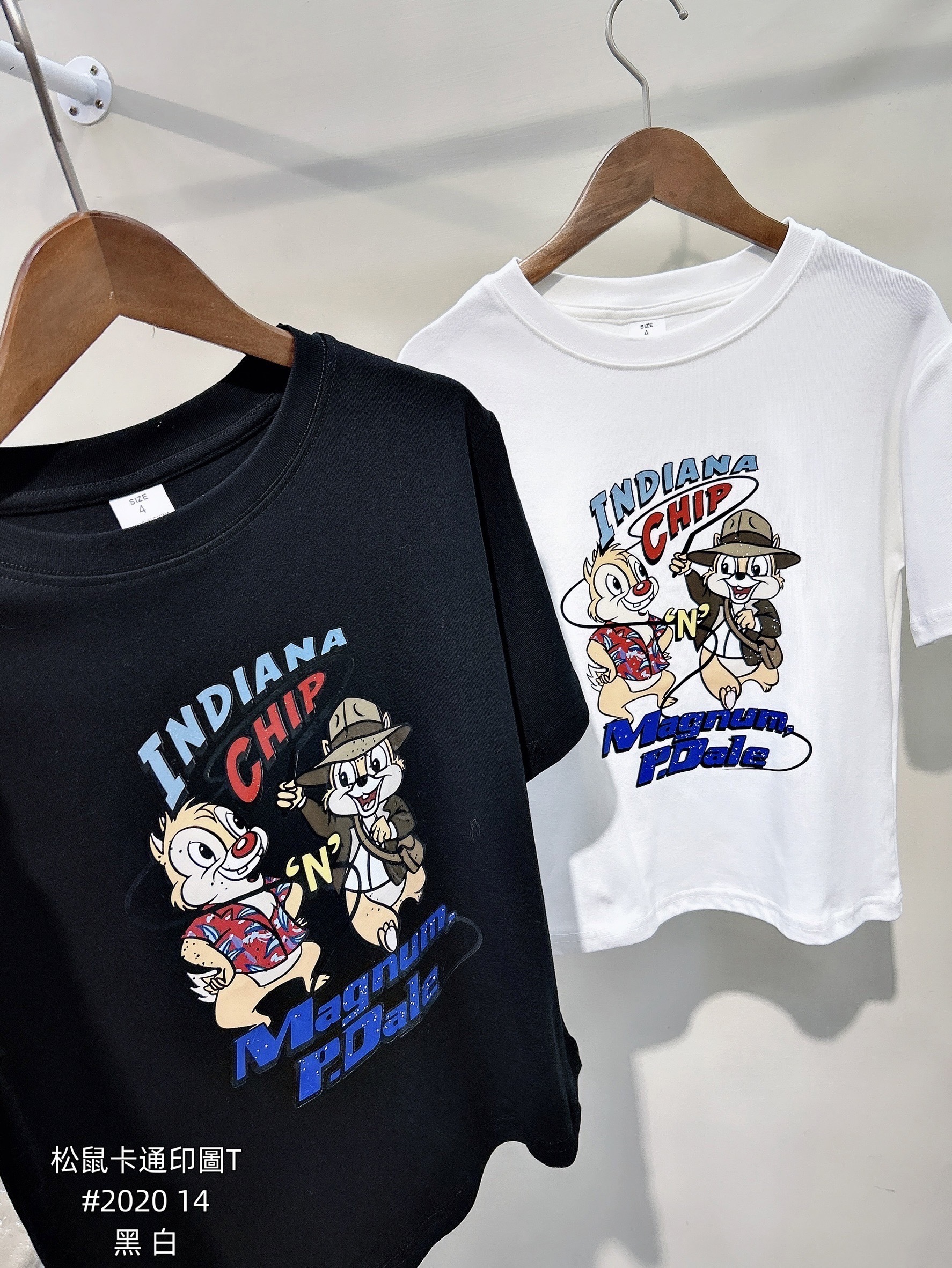 2020松鼠卡通印圖T純棉材質 (5)