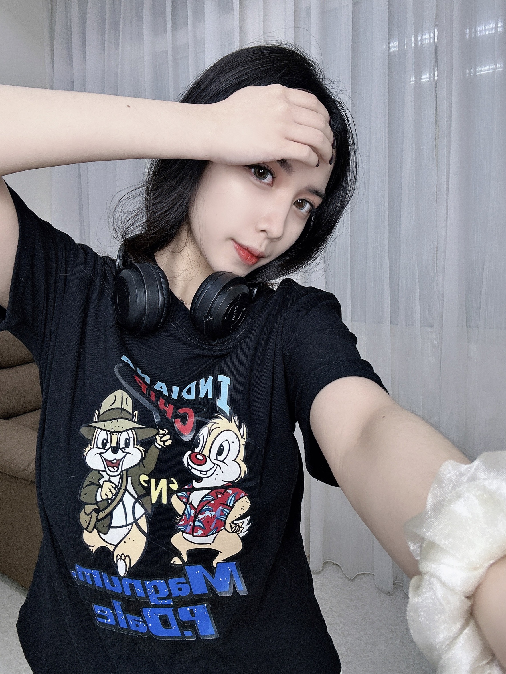 2020松鼠卡通印圖T純棉材質 (3)