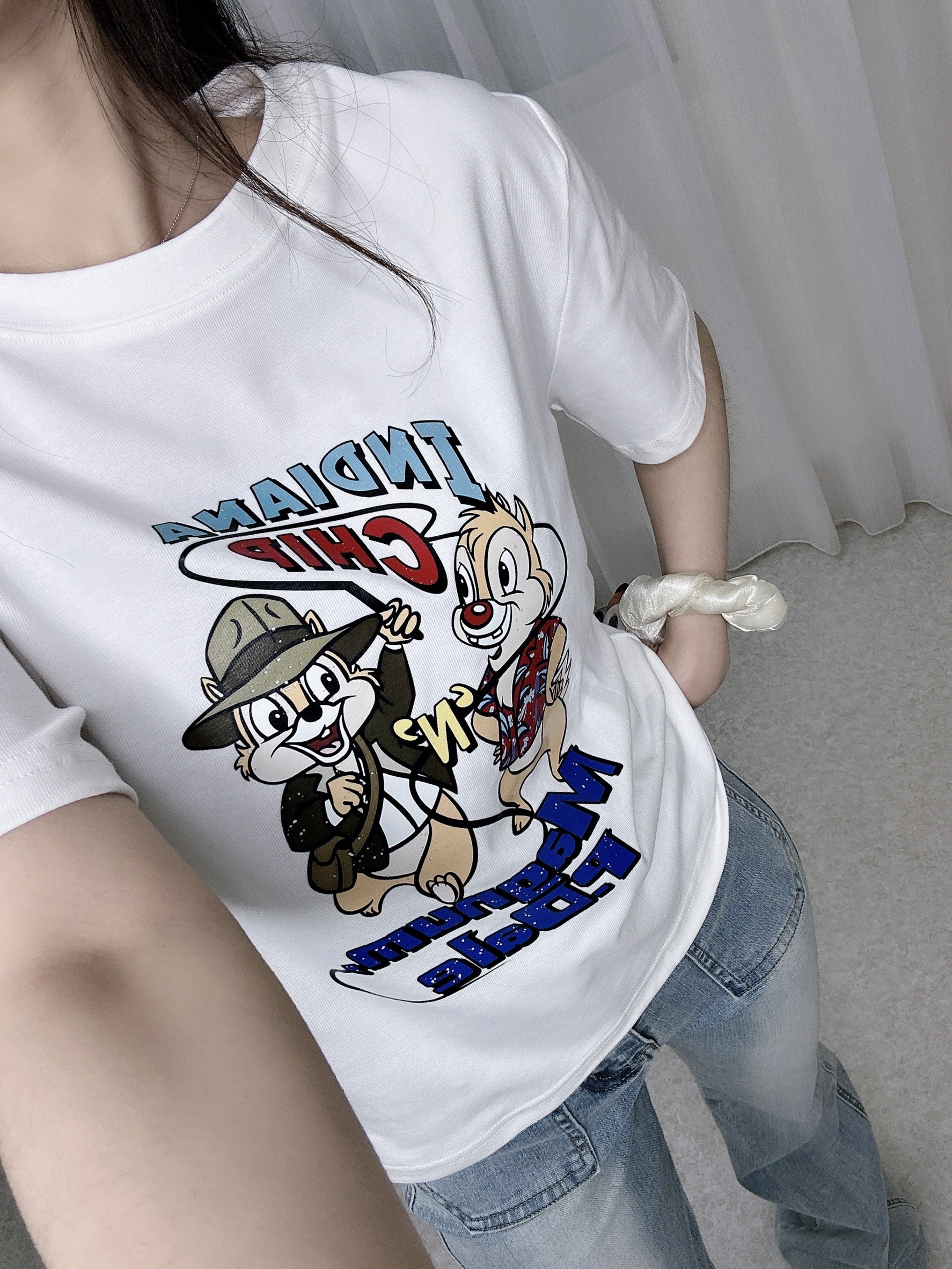 2020松鼠卡通印圖T純棉材質 (2)