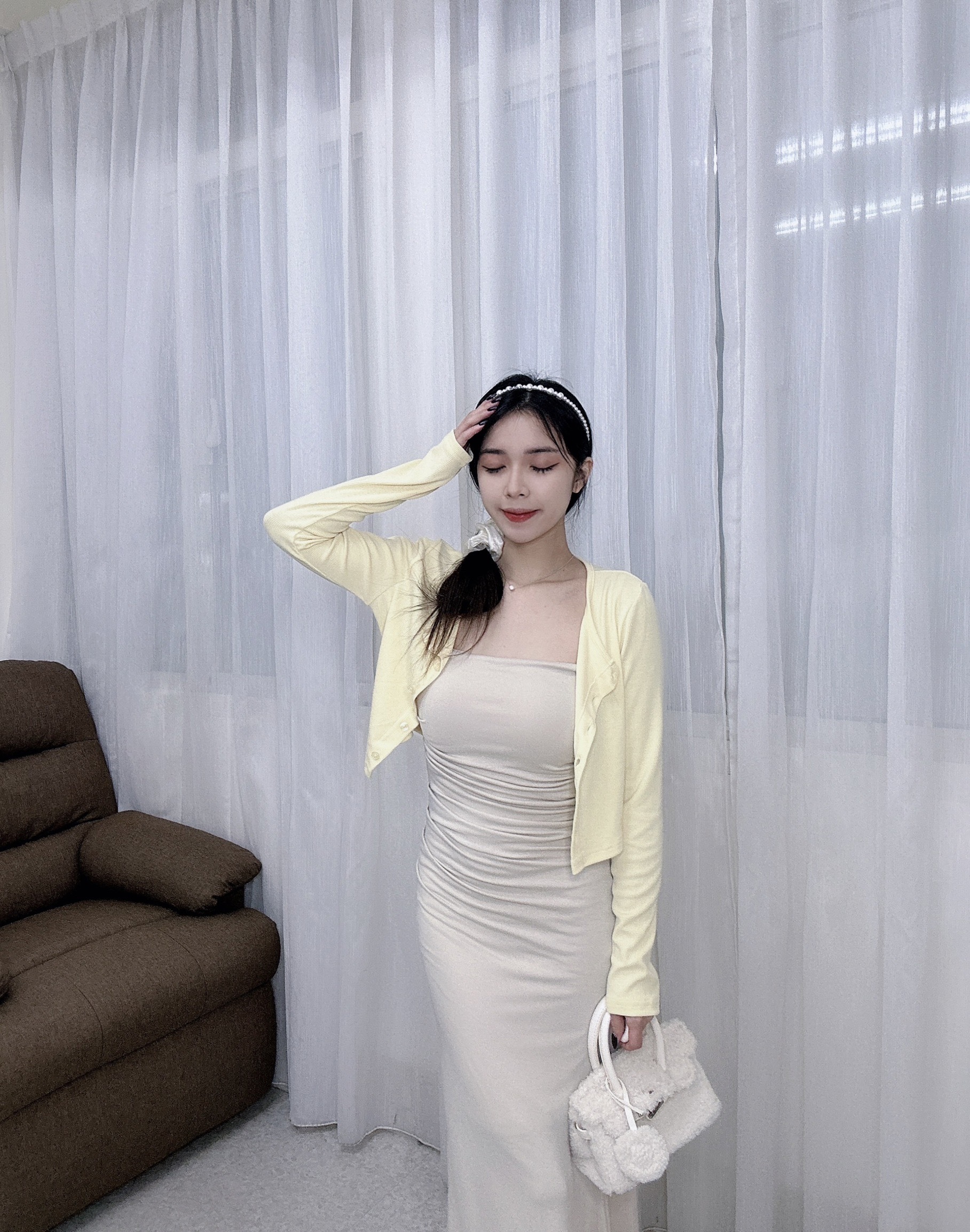 25019獨家自訂多色排扣短版罩衫 (13)