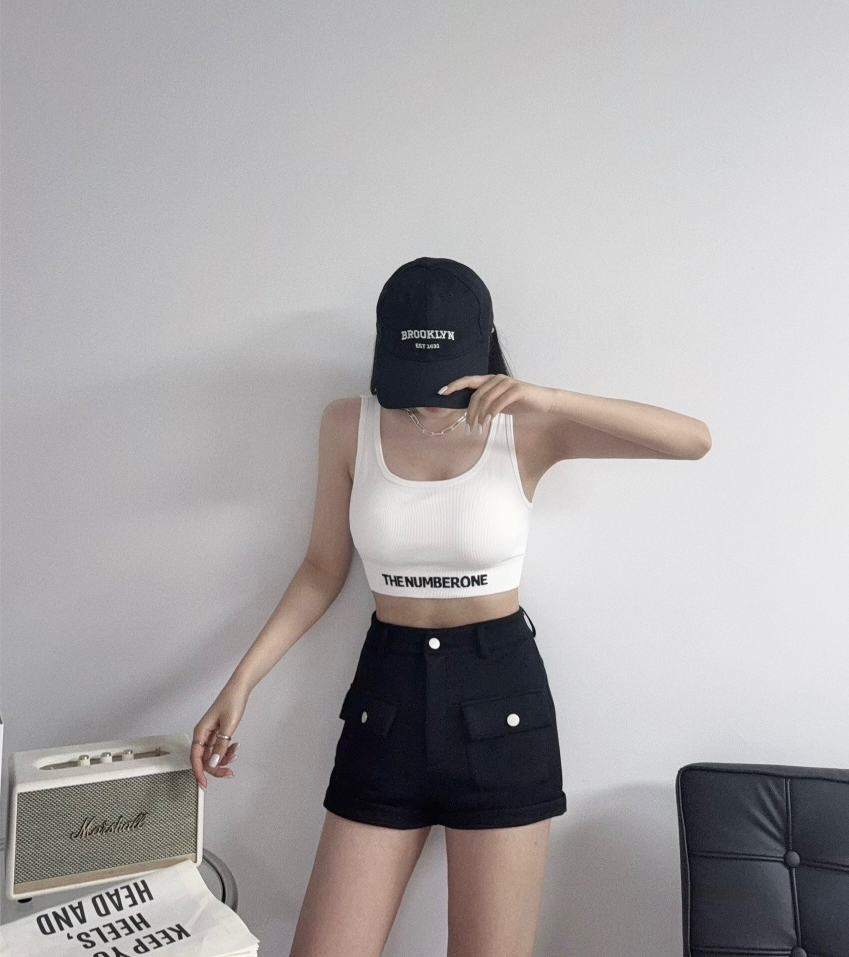 889『選品』歐美百搭運動款字母Bra top (4)