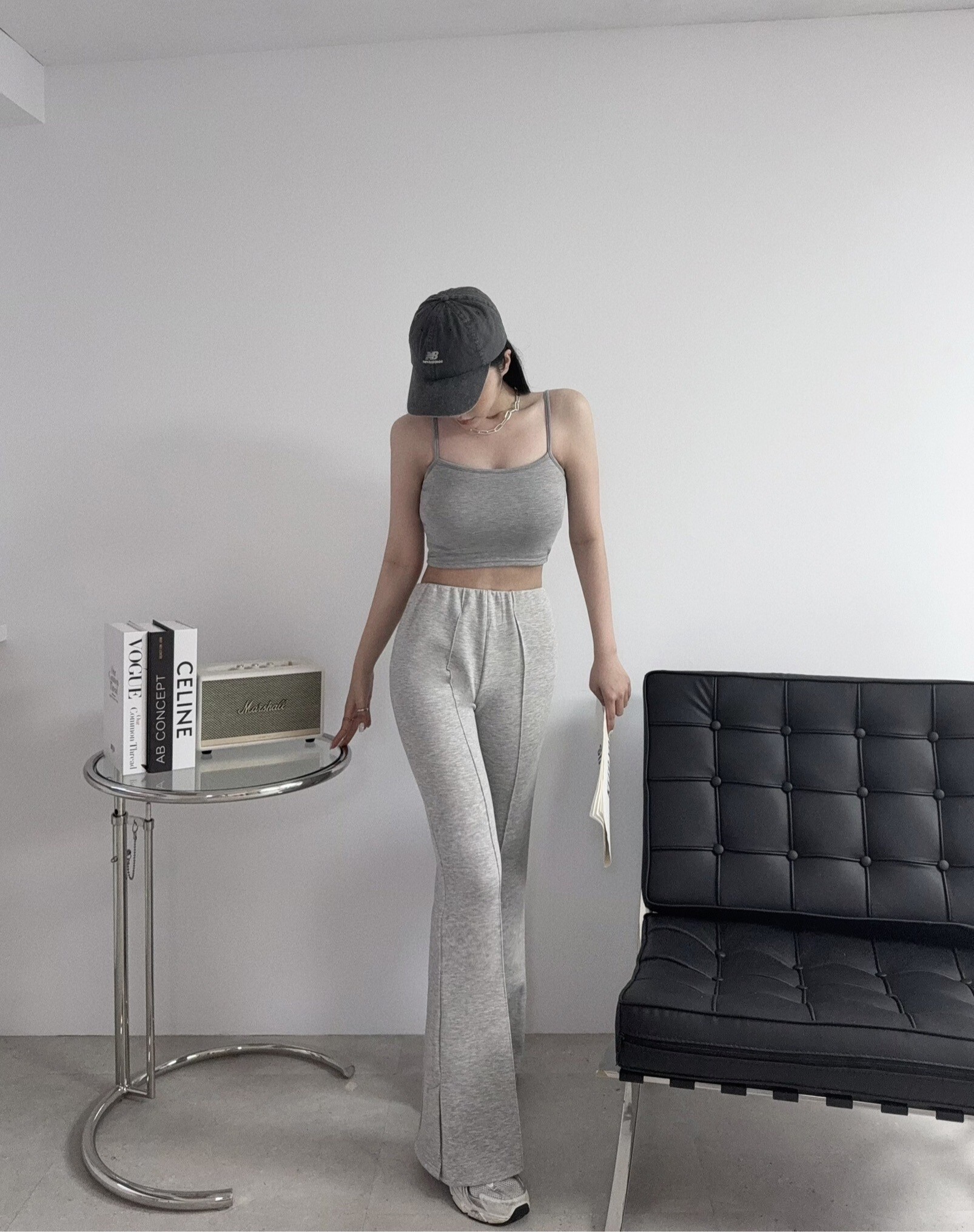 011『選品』超彈力顯瘦太空棉紙片喇叭褲 (4)