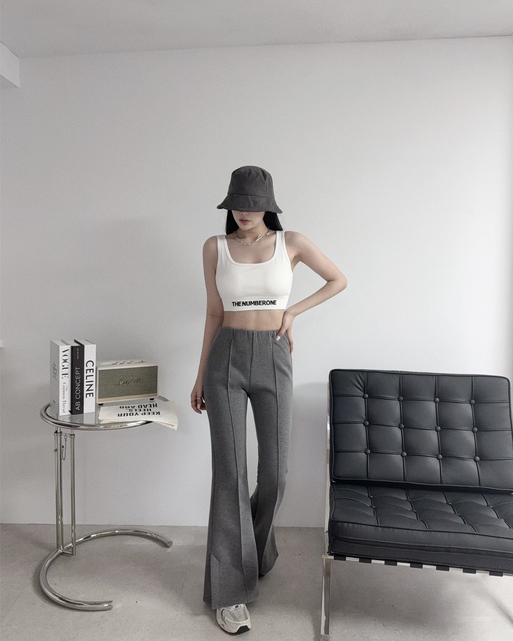 011『選品』超彈力顯瘦太空棉紙片喇叭褲 (3)