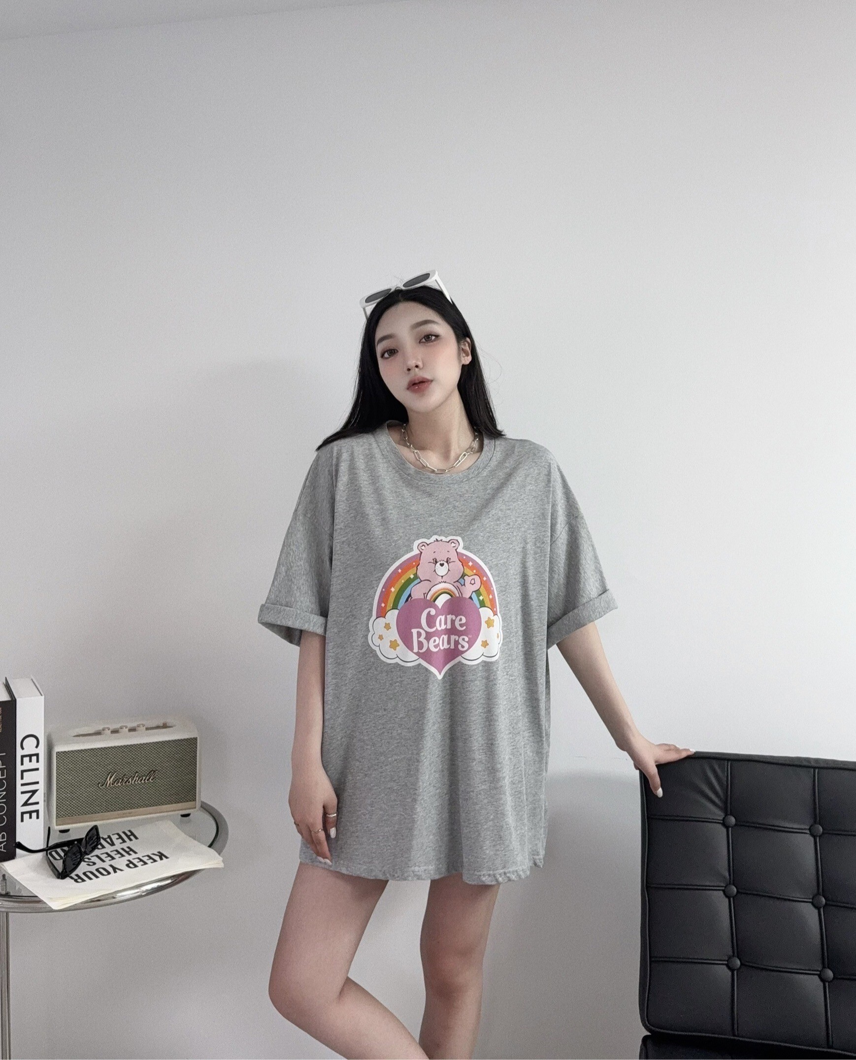 6543『選品』可愛彩虹小熊寬鬆大T🌈🐻 (3)