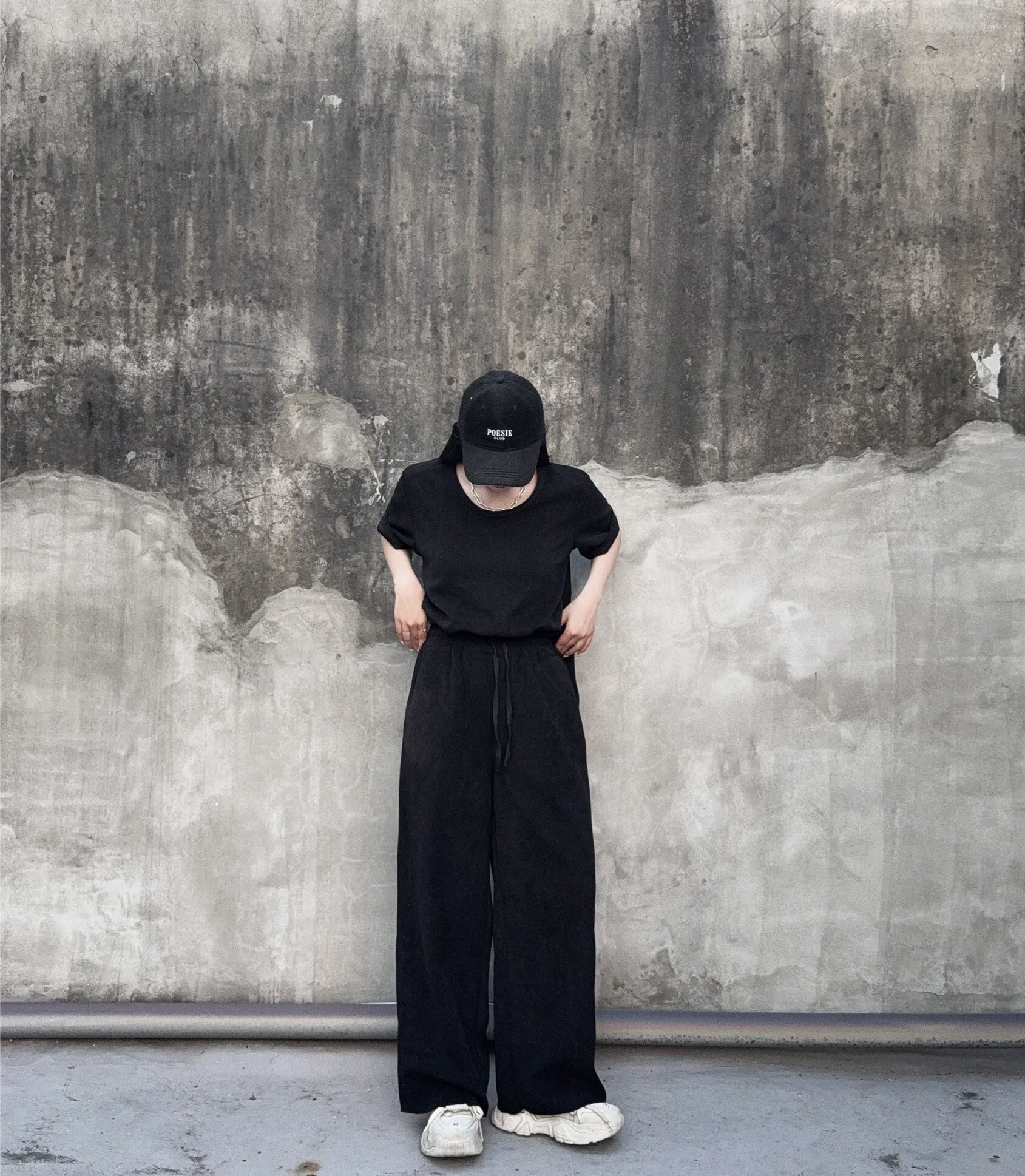 2811『選品』個性水洗磨毛螺紋休閒SET (2)