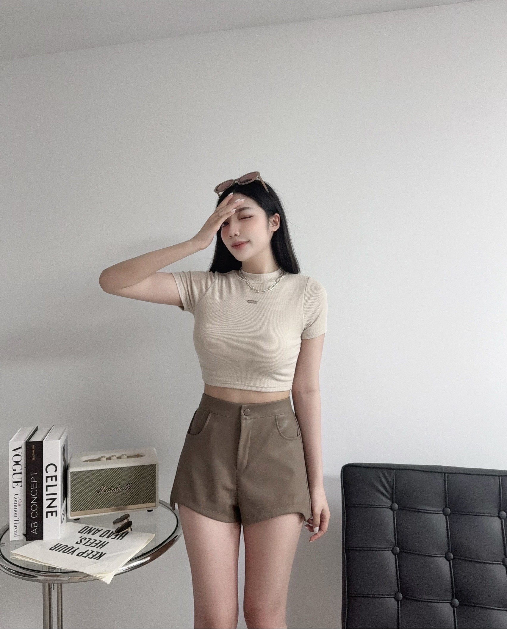 0091 『訂製款』歐美走線鐵標微立領Bra T (5)