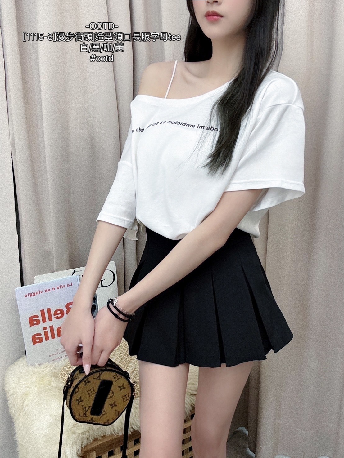 [1115-3]漫步街頭造型領口長版字母tee (2)