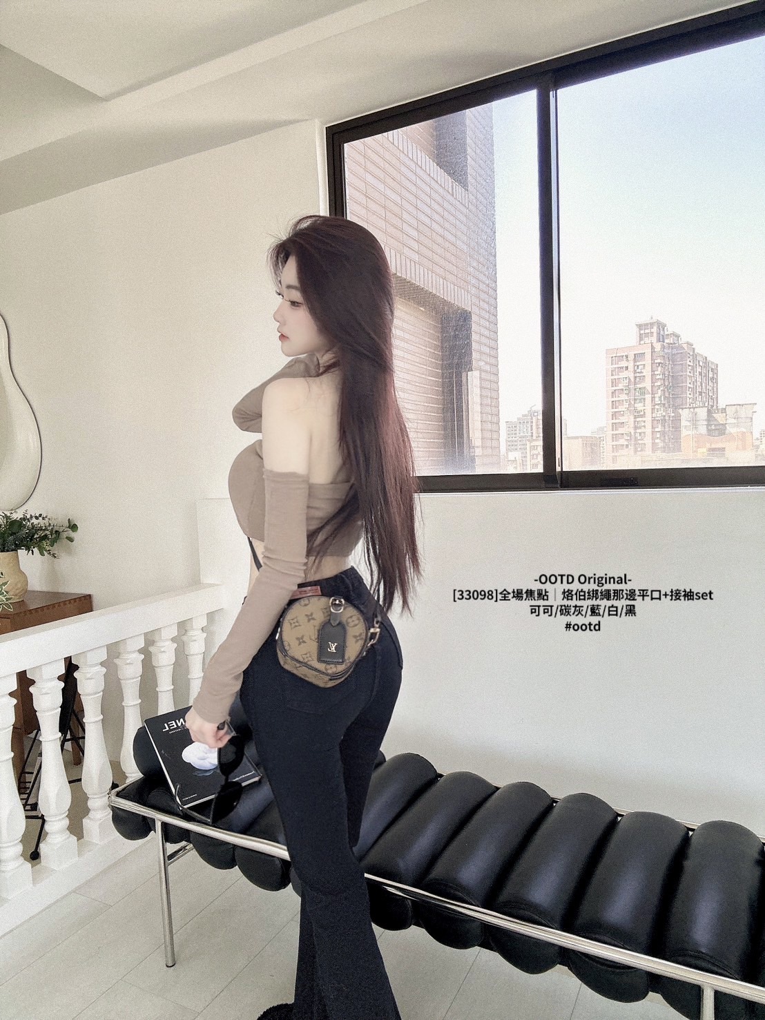 [33098]全場焦點｜烙伯綁繩那邊平口+接袖set (4)