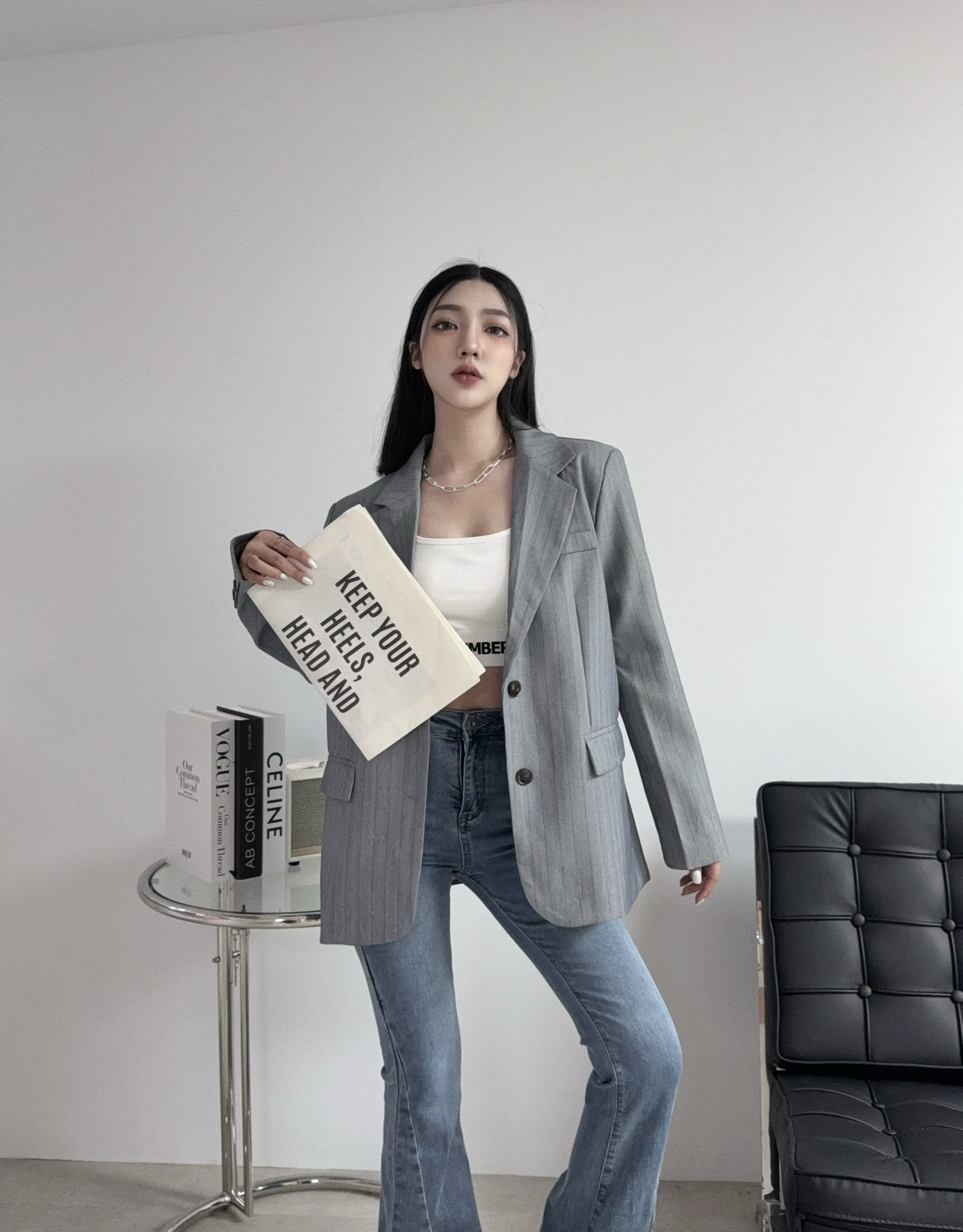 88607𝓐.𝓓𝓮𝓼𝓲𝓰𝓷『選品』韓妞必搭配條紋西裝外套 (4)