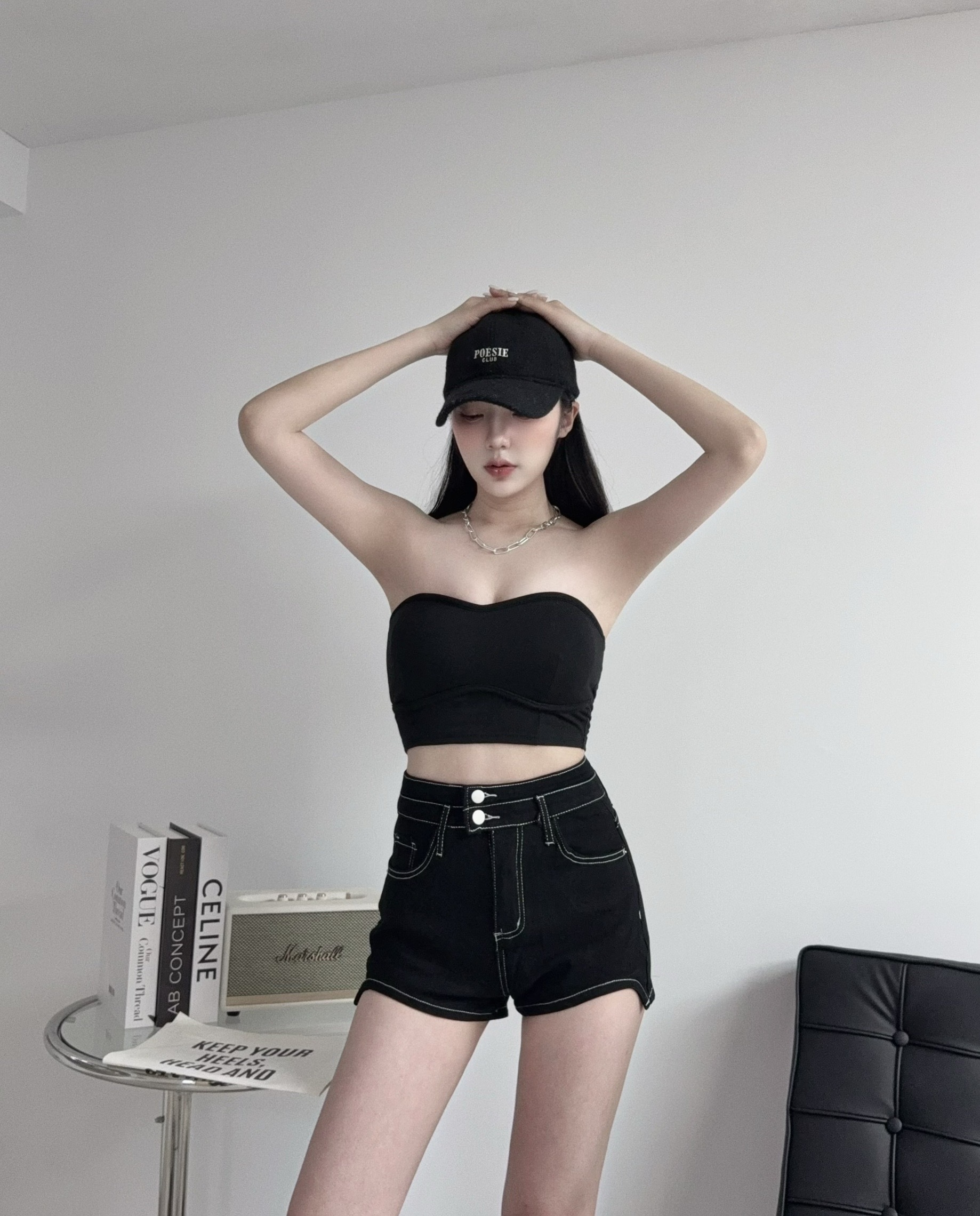 0086『訂製款』百搭剪裁桃心平口背心 (3)