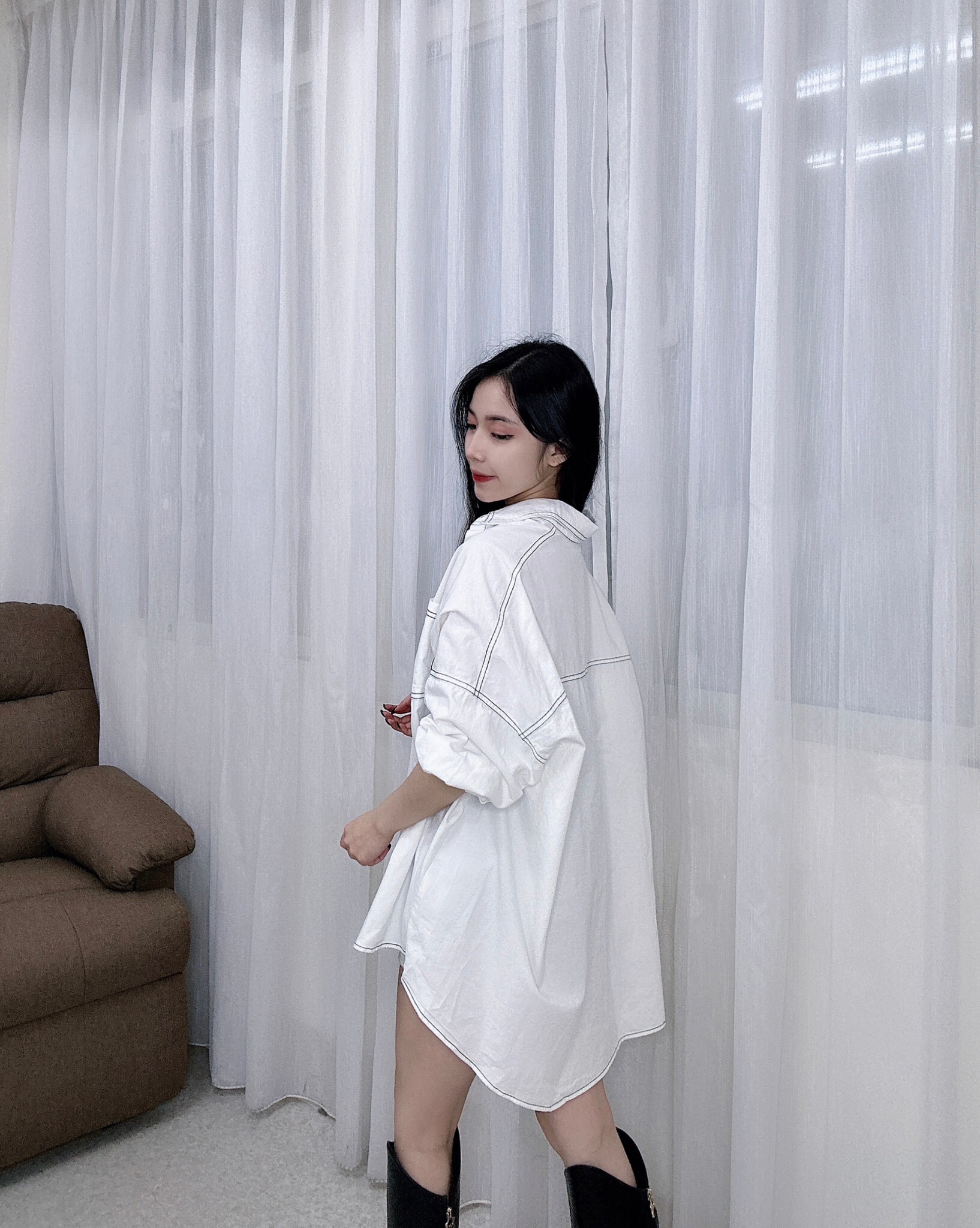 202車線大版型襯衫 (3)