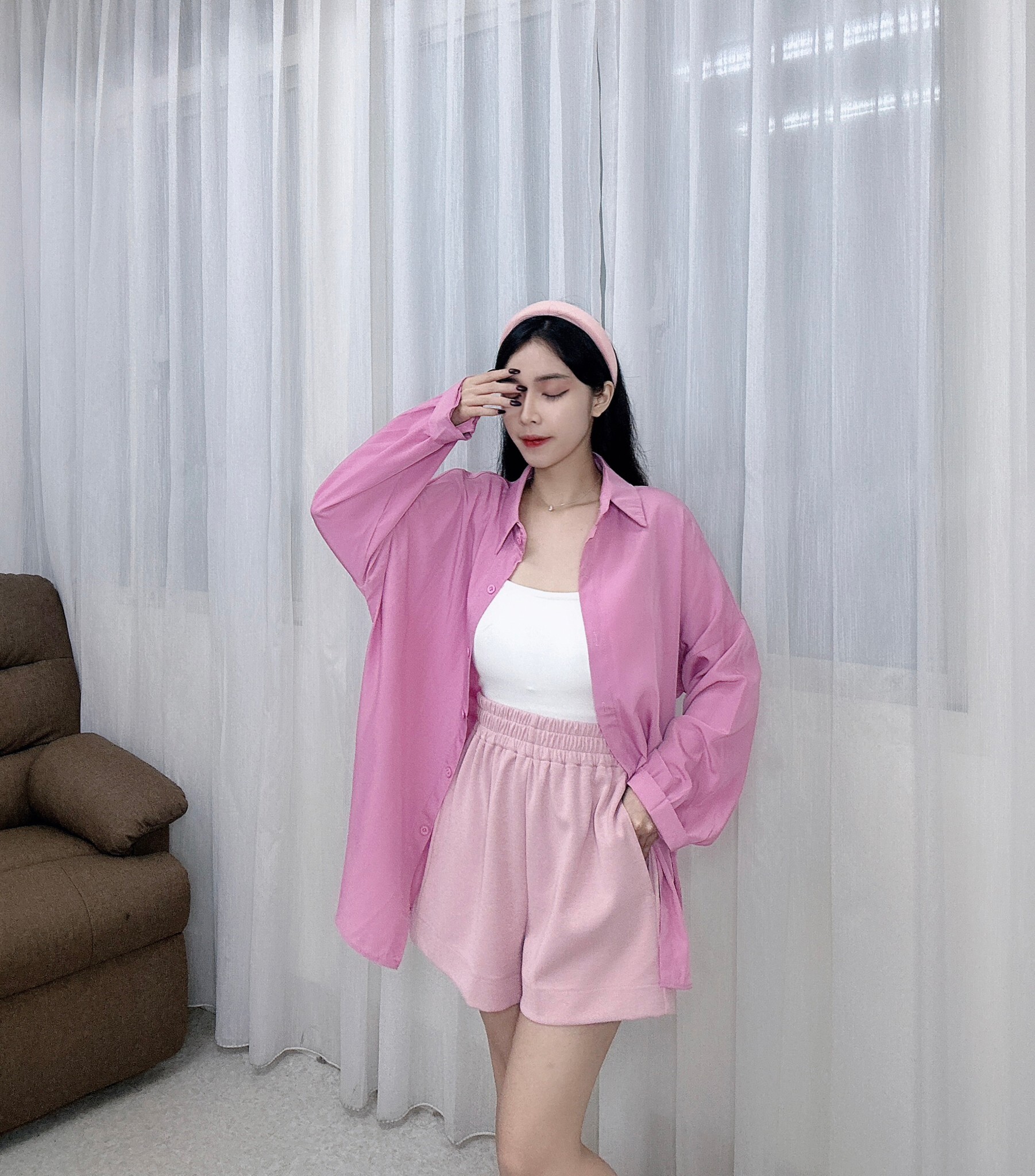 3999滑料質感襯衫 (4)