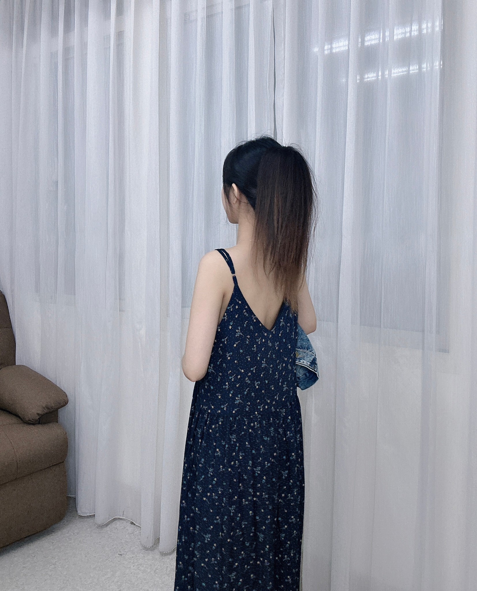 915肩可調碎花長洋 (3)