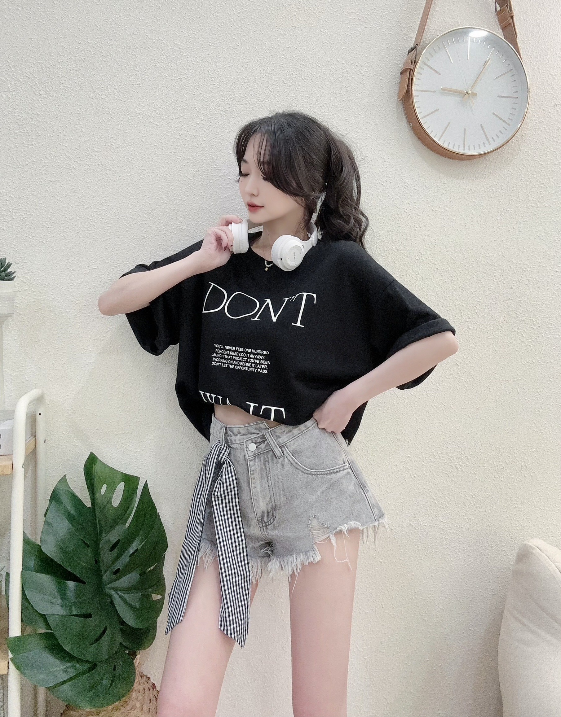 1103不敗情侶款英字彈力棉大T (4)