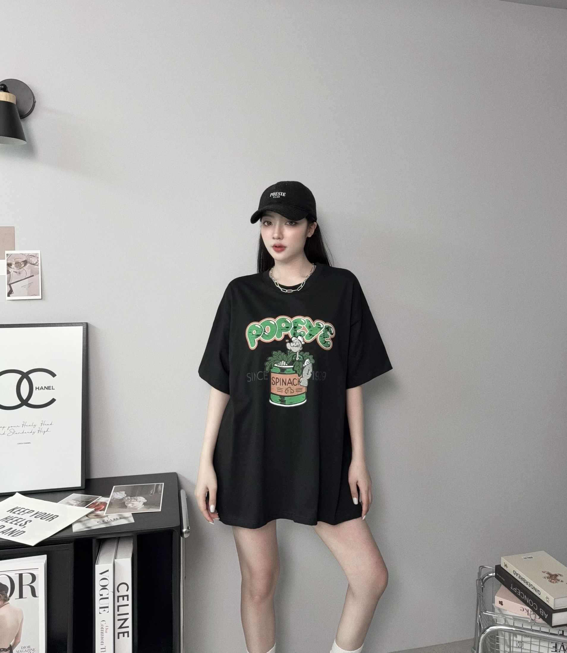 2866『選品』寬鬆大力水手印花T (3)