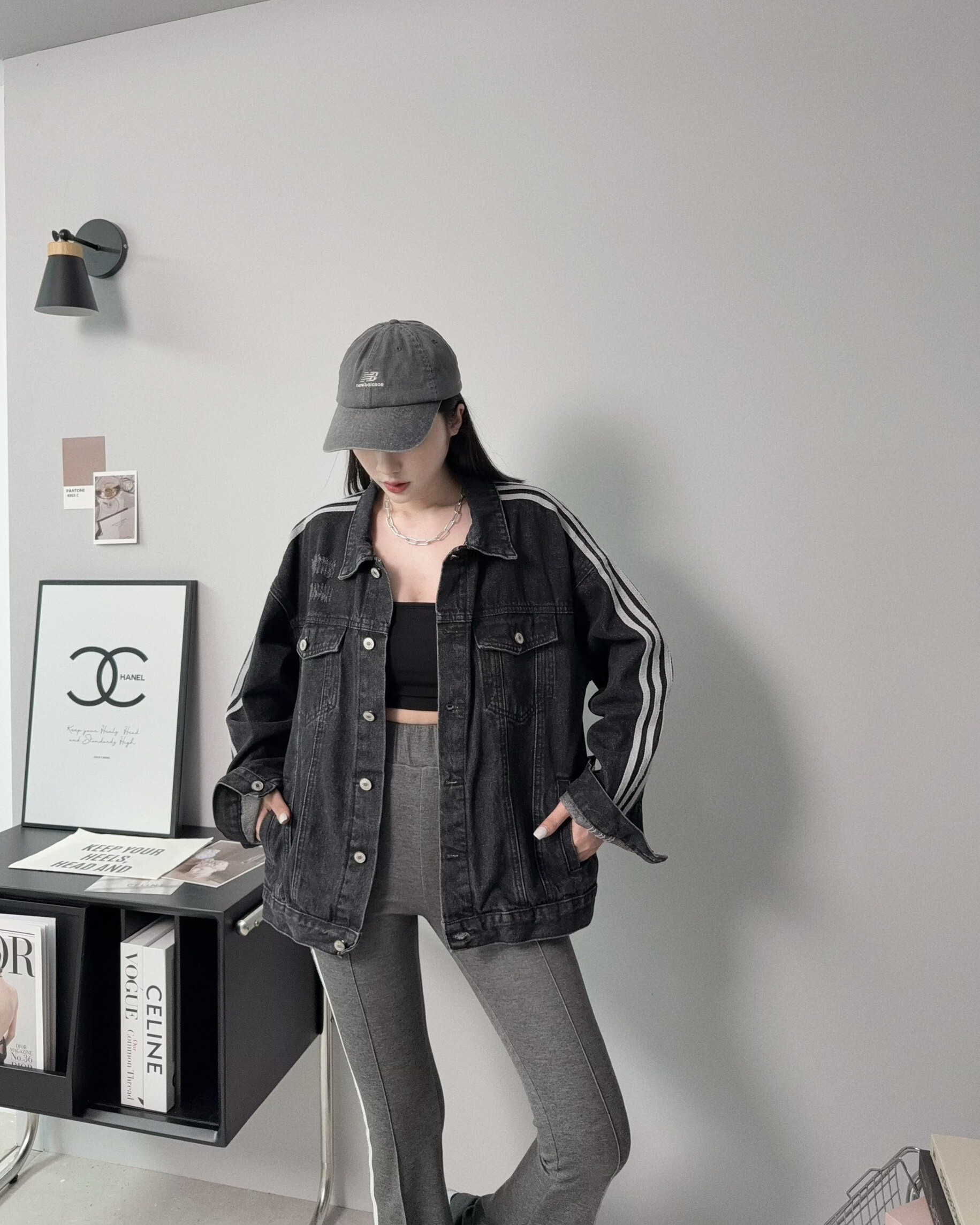 6948『選品』美式復古三線牛仔外套