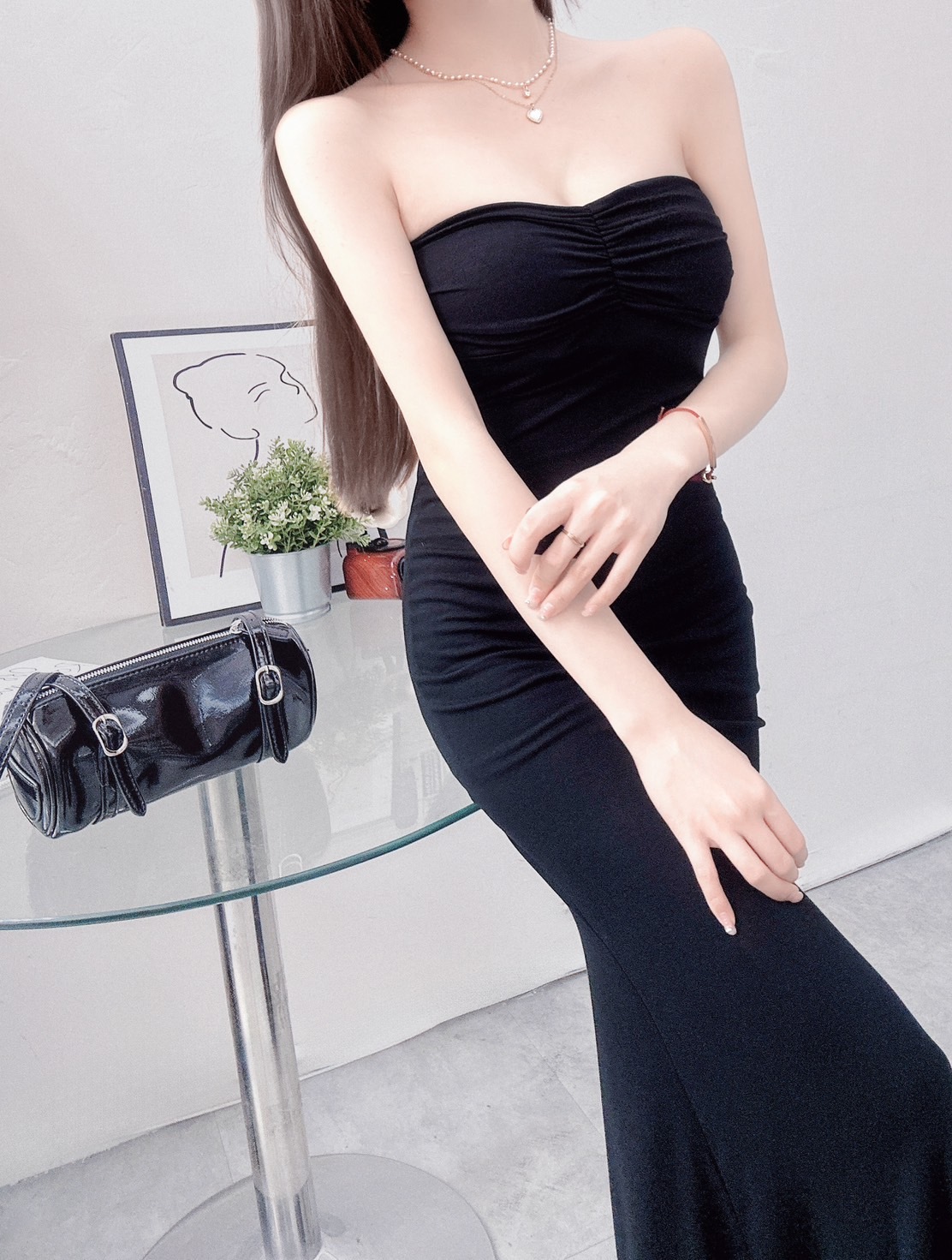 [25073]旅遊日記｜桃心領抓皺內杯包臀連身魚味長洋 (9)