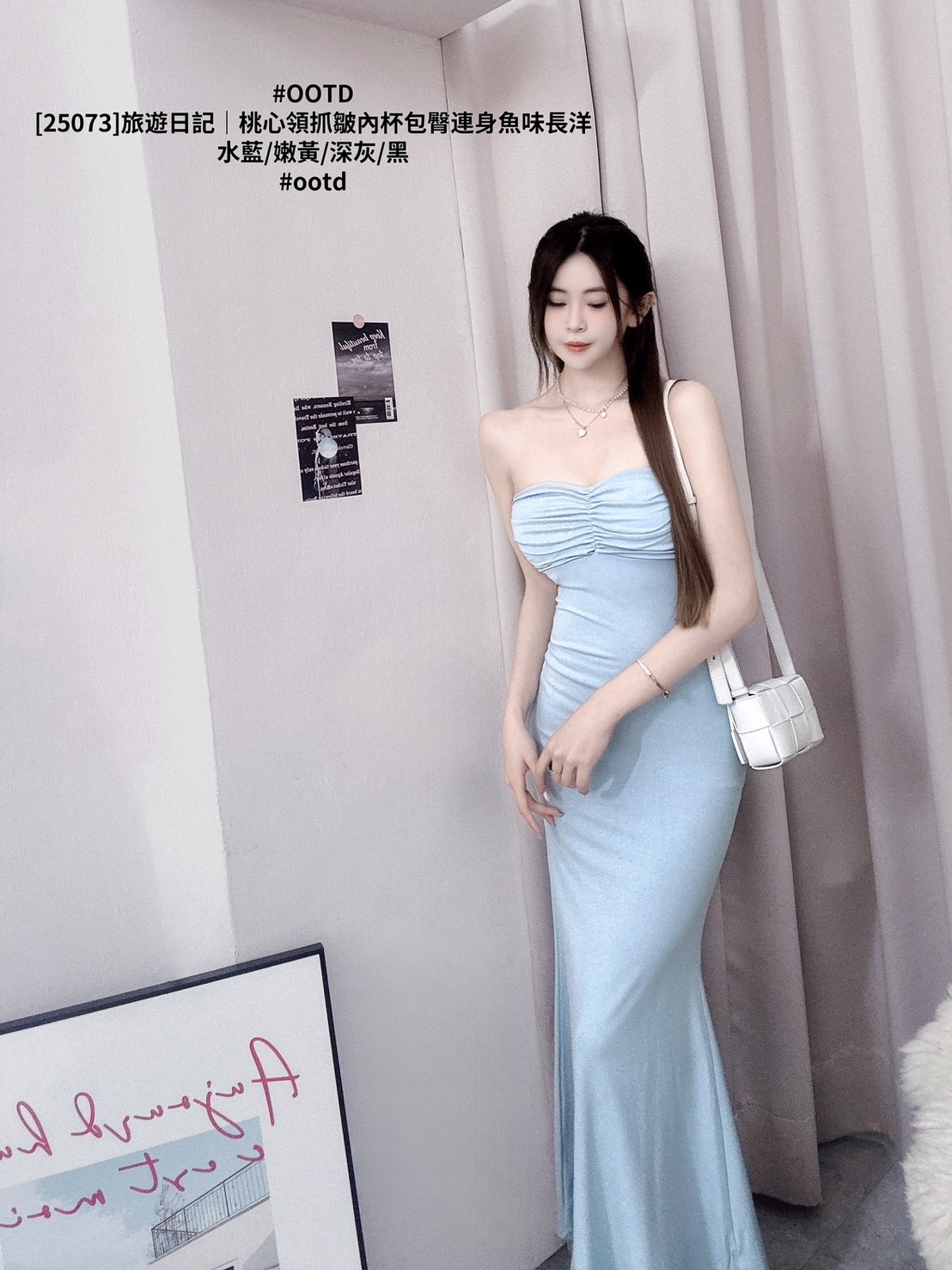 [25073]旅遊日記｜桃心領抓皺內杯包臀連身魚味長洋 (5)