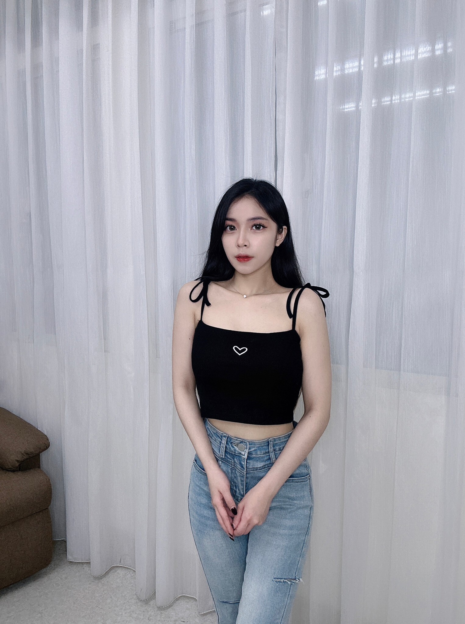 5015𝓐𝓐春款綁帶愛心背心