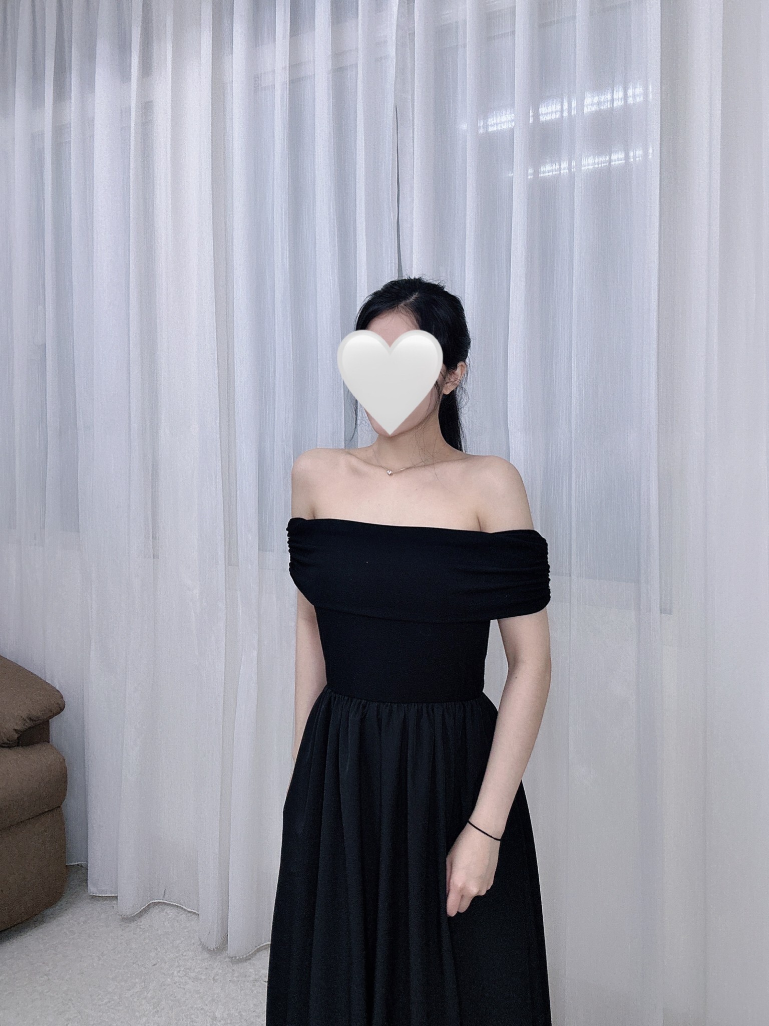 4809𝓐𝓐春款一字領連身洋