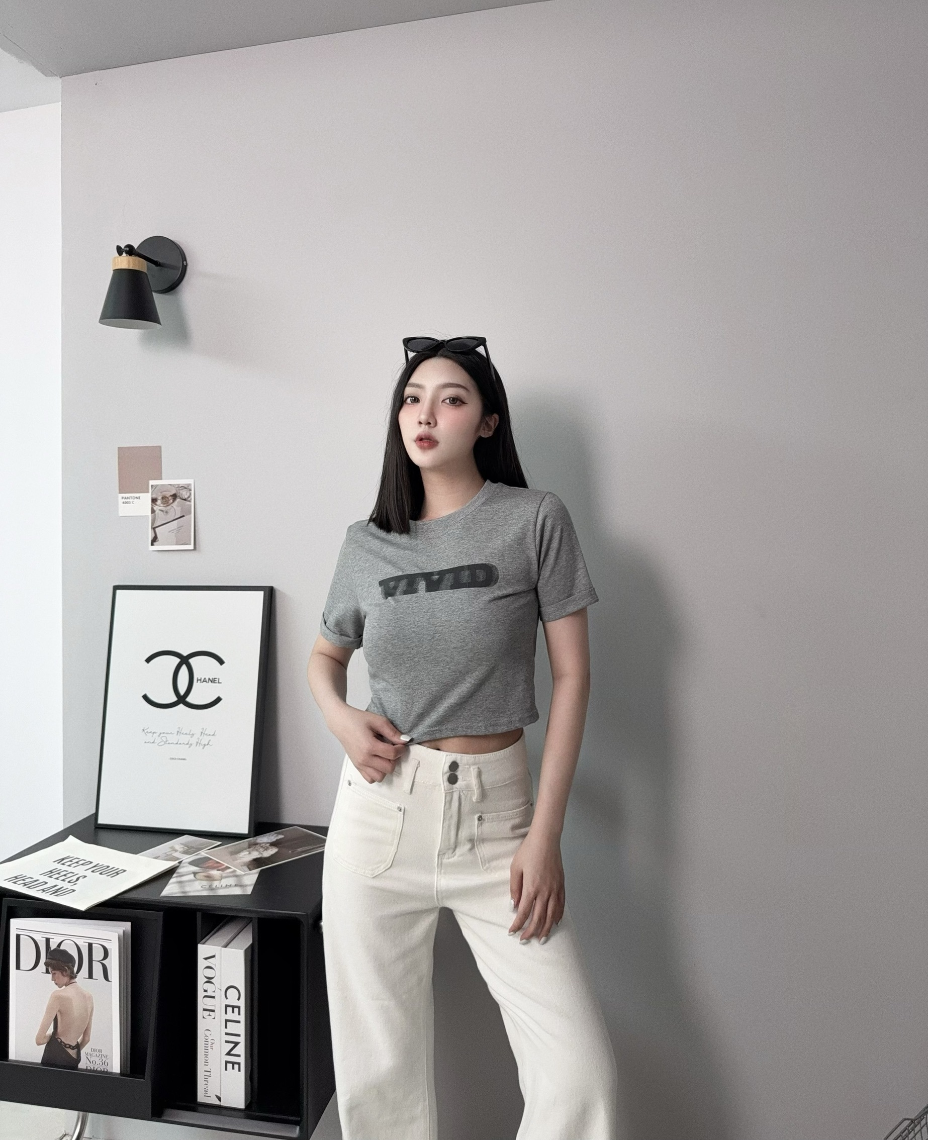 2805𝓐.𝓓𝓮𝓼𝓲𝓰𝓷『選品』歐美疊影英文字母短版T (3)