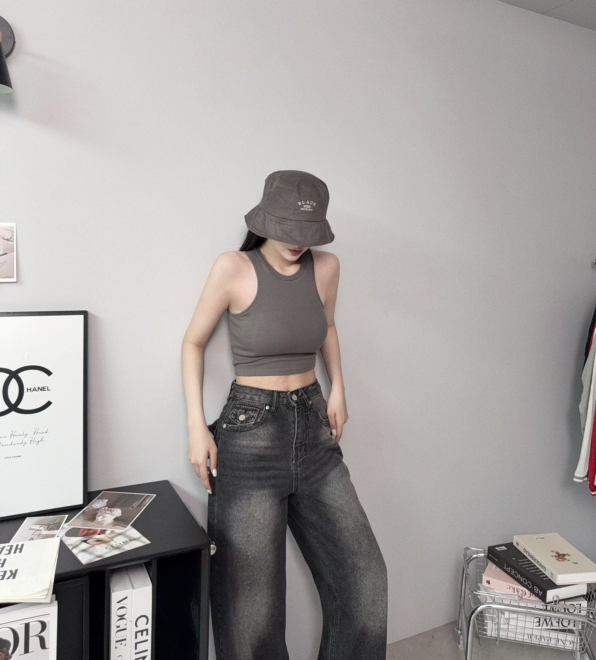 0093𝓐.𝓓𝓮𝓼𝓲𝓰𝓷『訂製款』簡約圓領挖肩短版背心 (4)