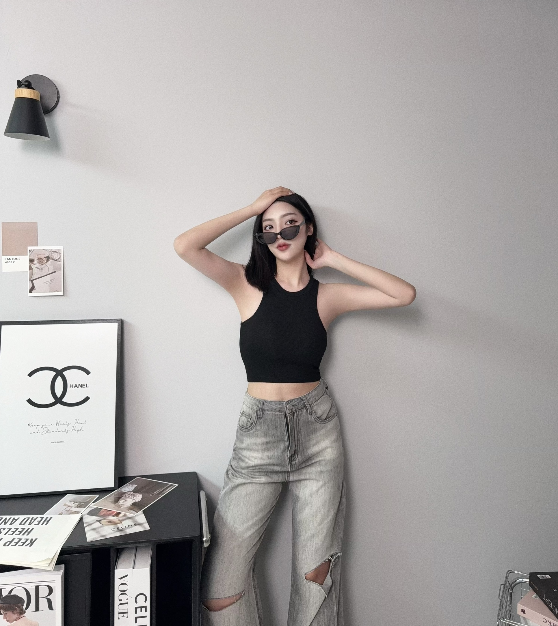 0093𝓐.𝓓𝓮𝓼𝓲𝓰𝓷『訂製款』簡約圓領挖肩短版背心 (6)