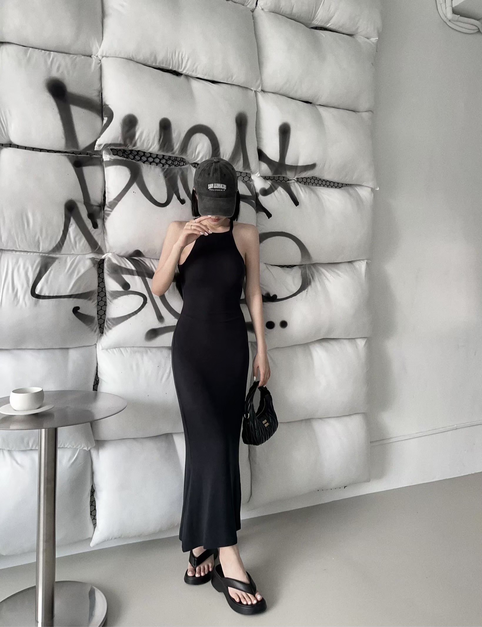 #0952𝓐.𝓓𝓮𝓼𝓲𝓰𝓷 『訂製款』歐美削肩露背長洋