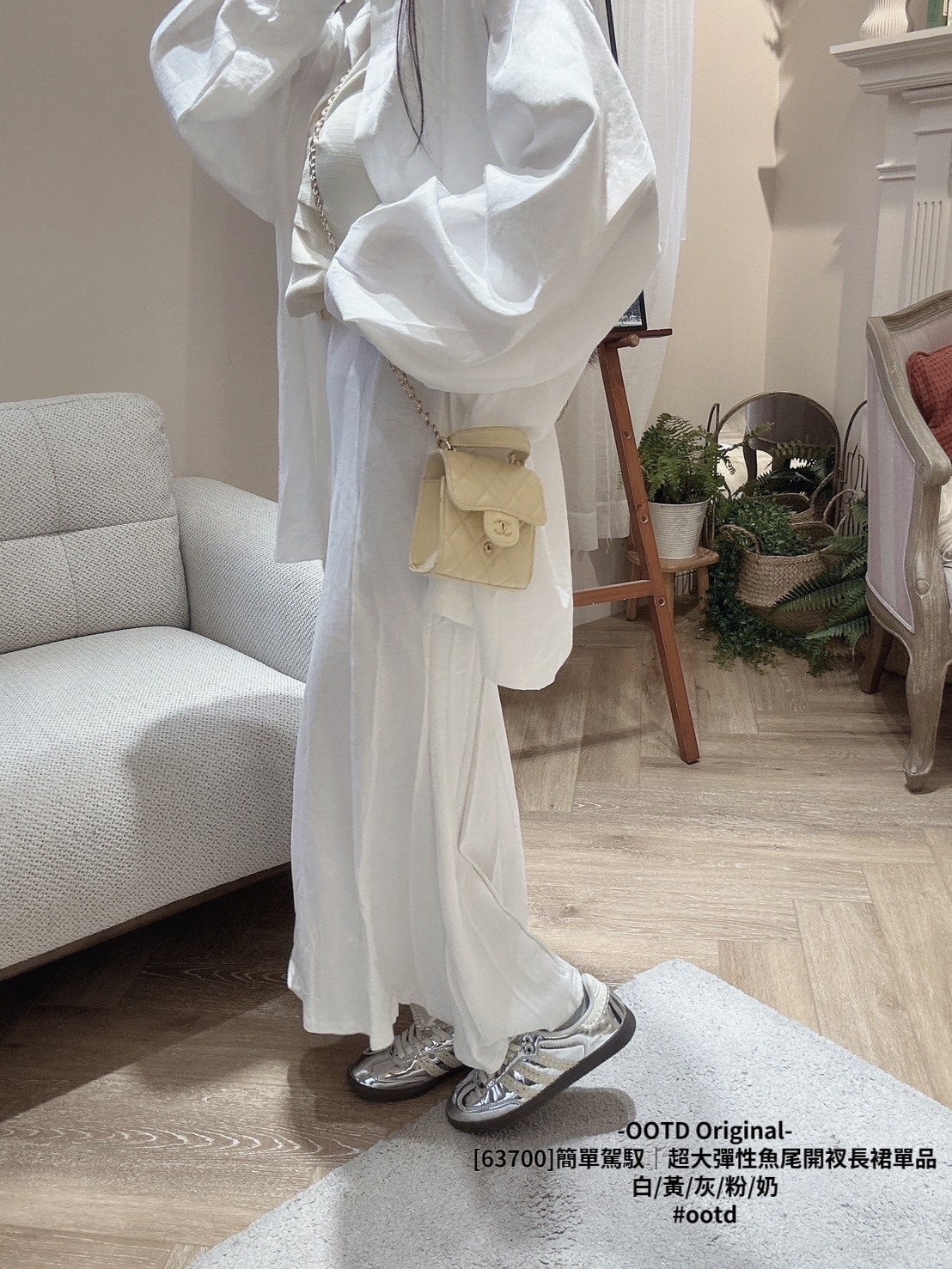 [63700]簡單駕馭｜超大彈性魚尾開衩長裙單品 (9)