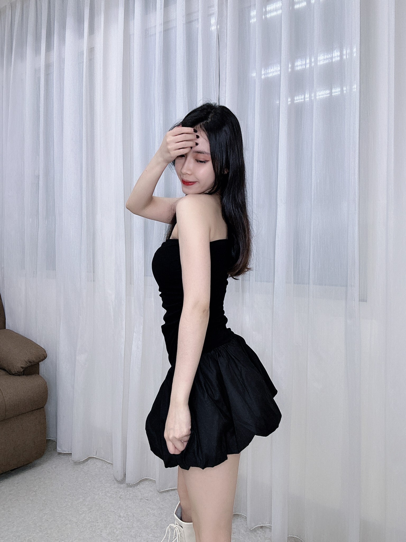 9056平口連身蓬裙洋 (4)