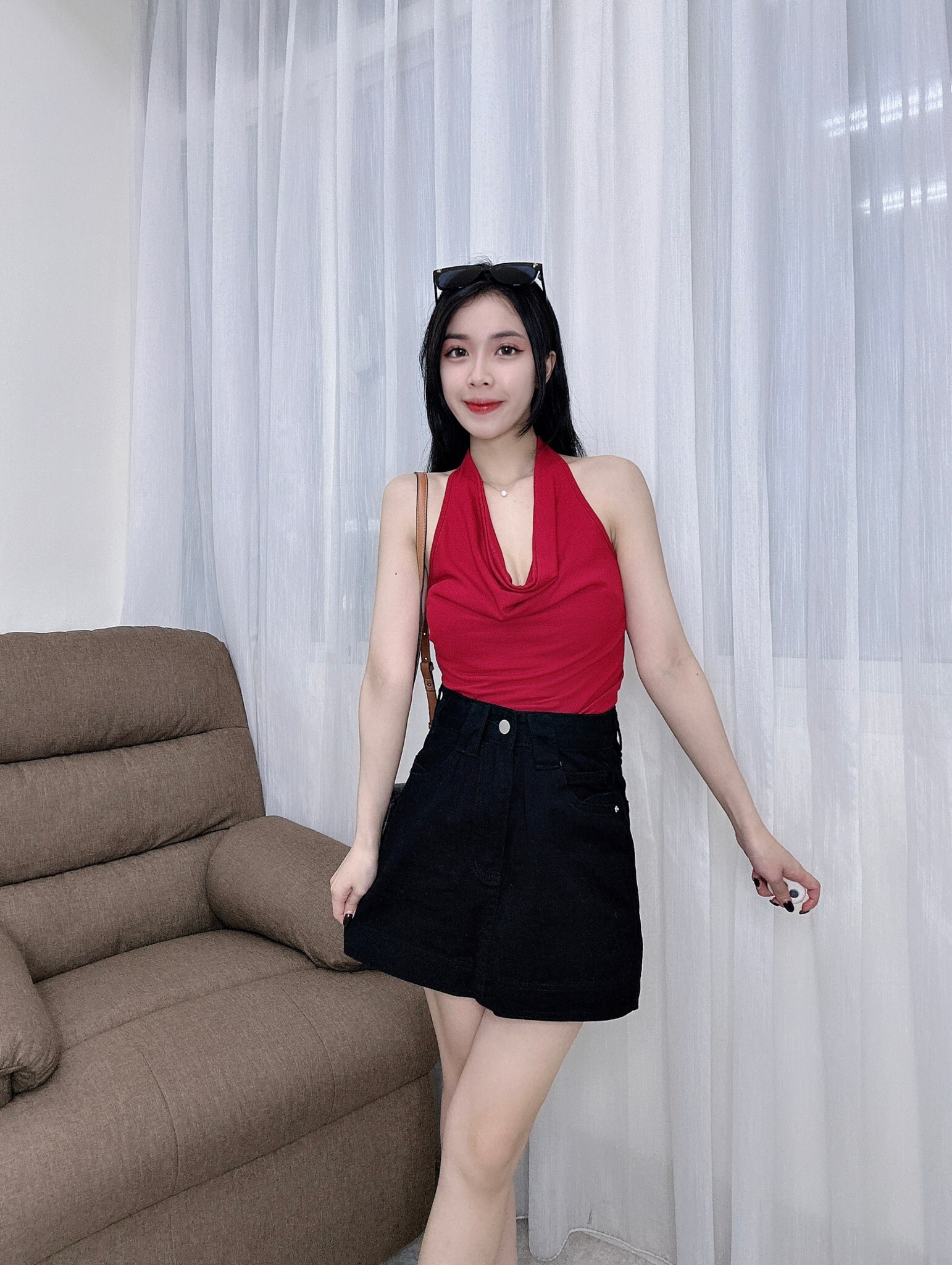 #1882牛仔彈力褲裙 (2)